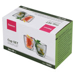 Fissman Double Wall Glasses Borosilicate 2Pc 80ml