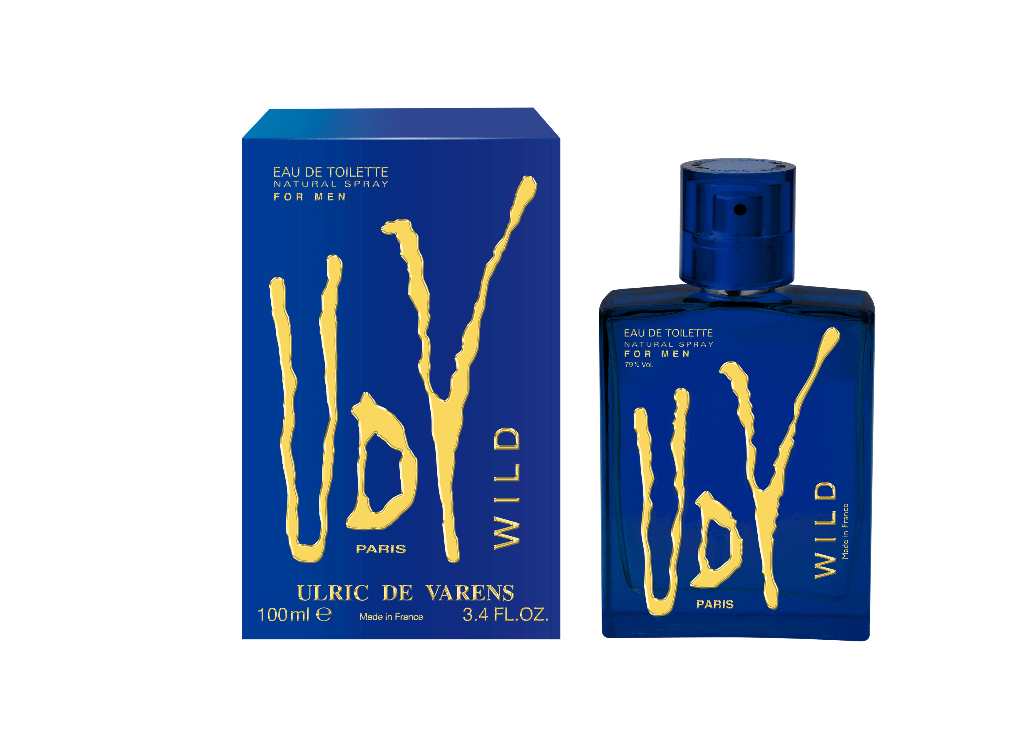 ULRIC DE VARENS perfume for men WILD Eau de Toilette, 100 ml9348 - Jashanmal Home