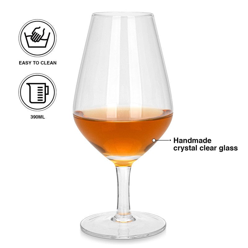 Fissman 2 Piece Cognac Glasses 390 Ml Glass