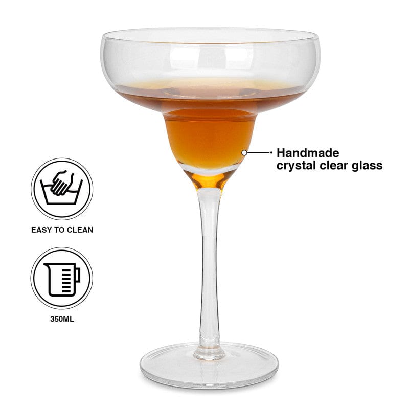 Fissman 2 Piece Cocktail Glasses 350 Ml Glass