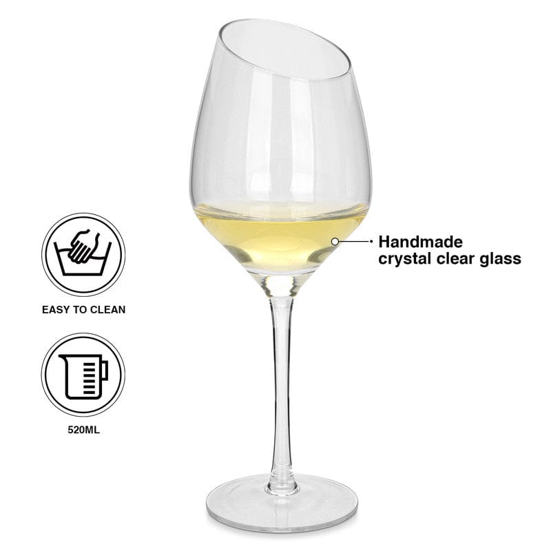 Fissman 2 Piece White Wine Glasses 520 Ml  Glass