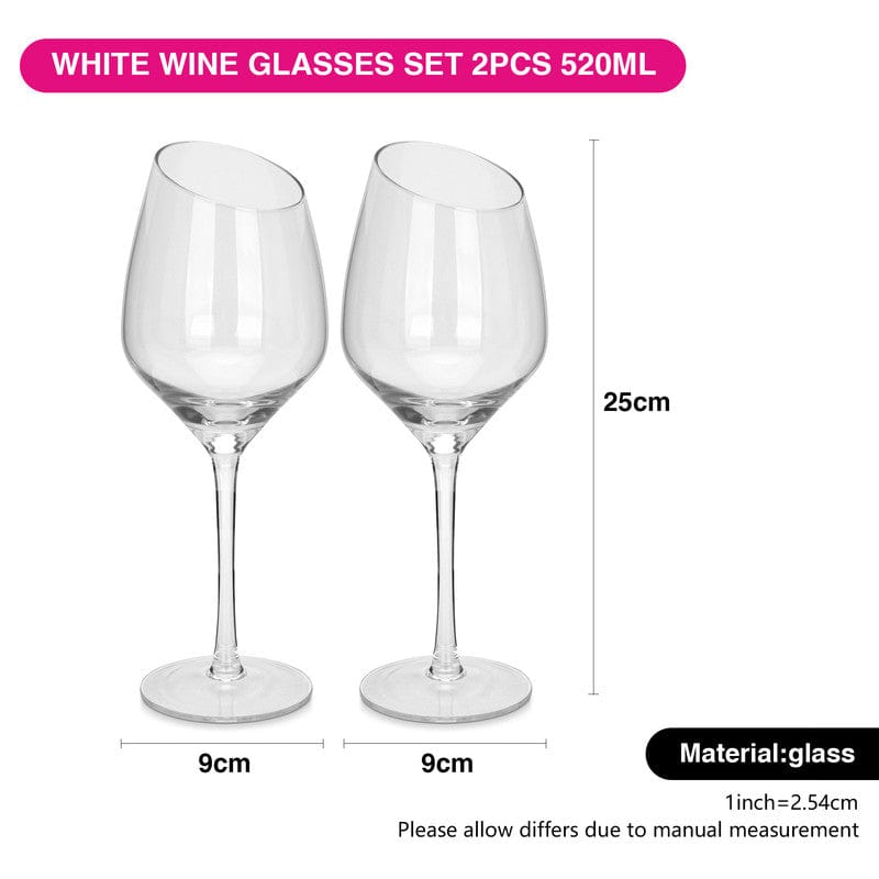 Fissman 2 Piece White Wine Glasses 520 Ml  Glass