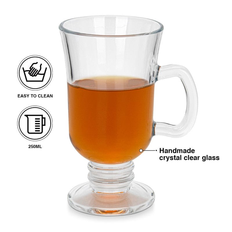 Fissman 2 Piece Mugs For Irish Coffee 250 Ml Glass