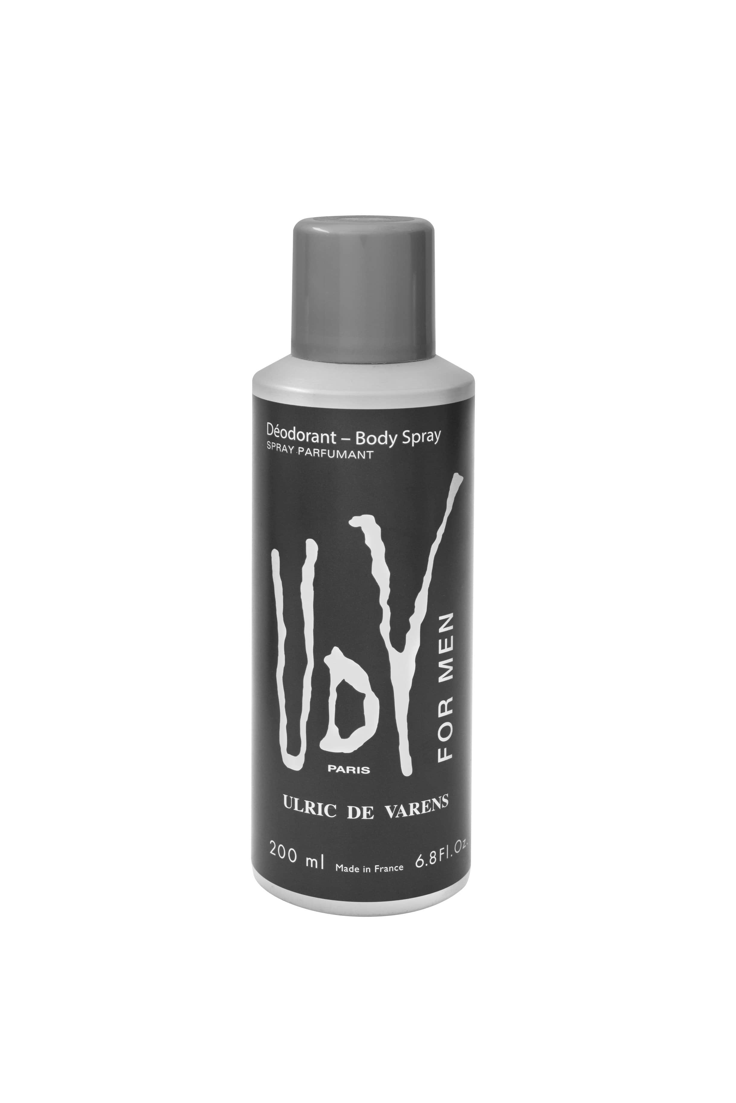 ULRIC DE VARENS FOR MEN Deodorant body spray 200 mlUDV3568 - Jashanmal Home