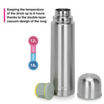 Fissman Double Wall Vacuum Flask 750 Ml Stainless Steel