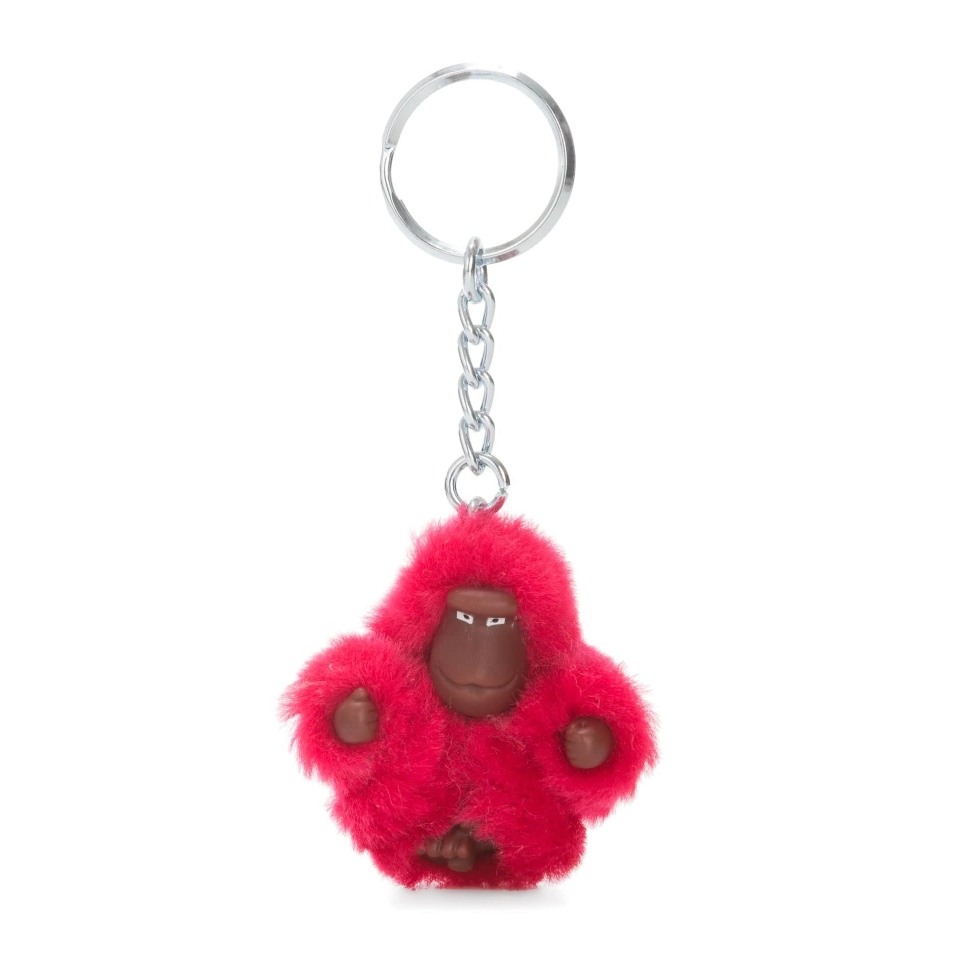 KIPLING-MONKEYCLIP XS Extra Small Monkey Keyhangers-True Pink-I3088-09F