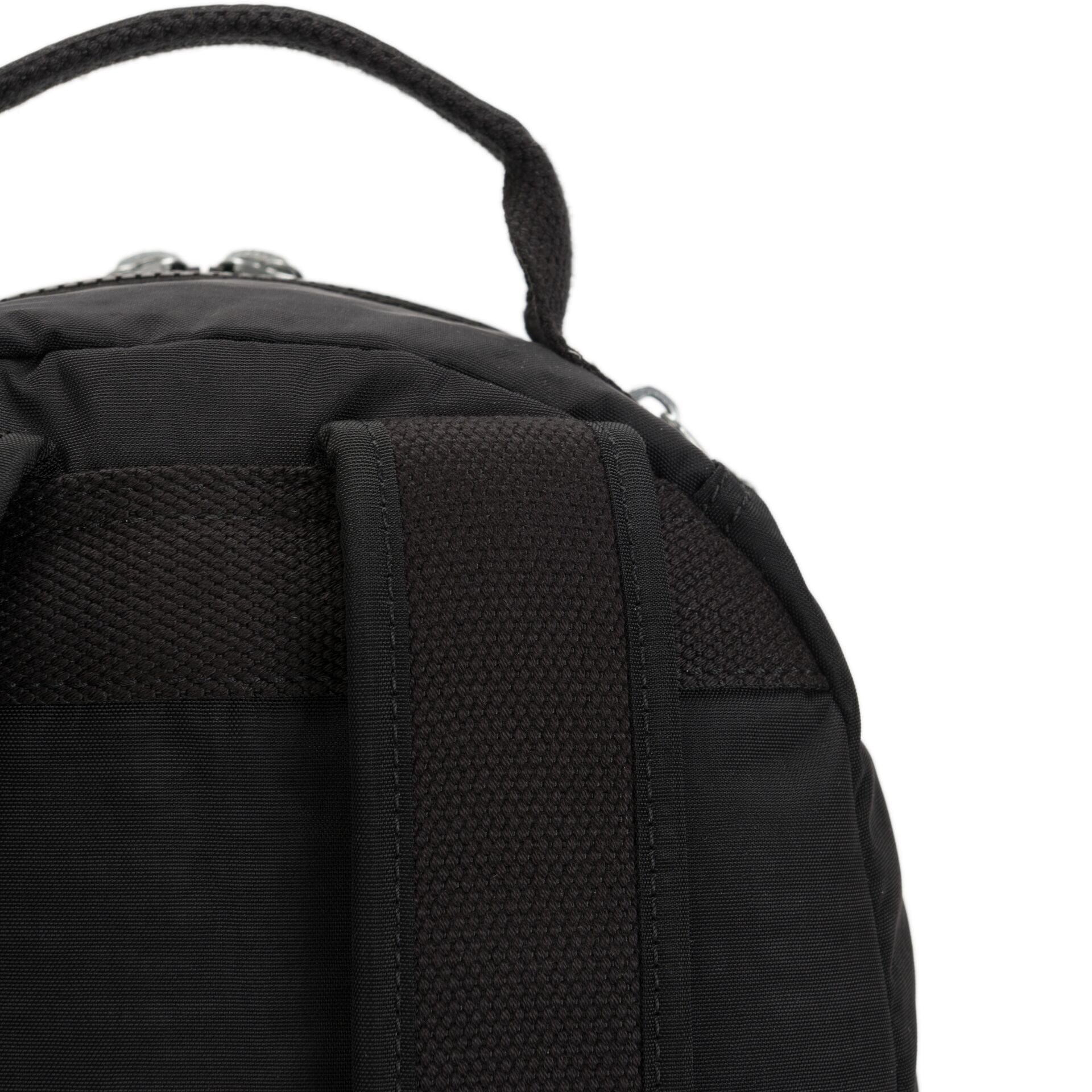 KIPLING-SEOUL S-Small Backpack (With Laptop Protection)-Black Noir-I4082-P39