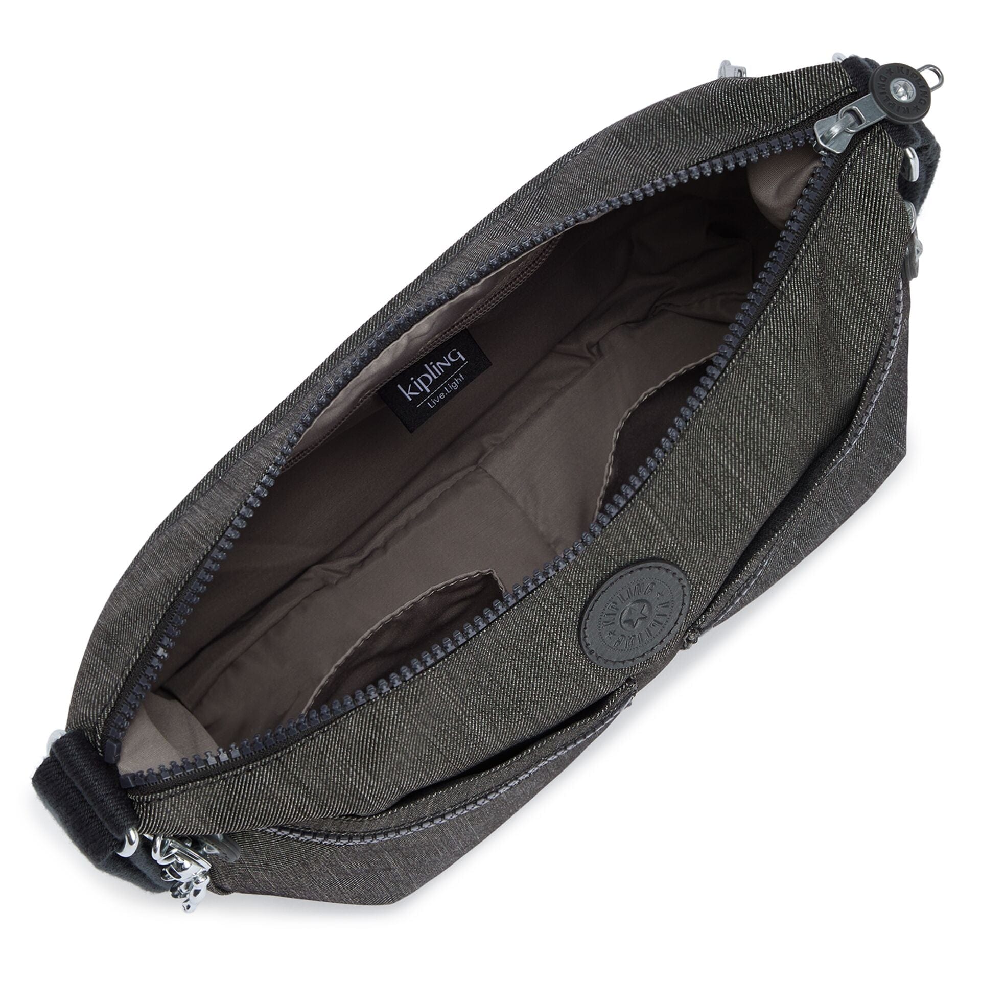 Kipling Izellah Black Peppery Medium Crossbody Bag C2I4803-78S