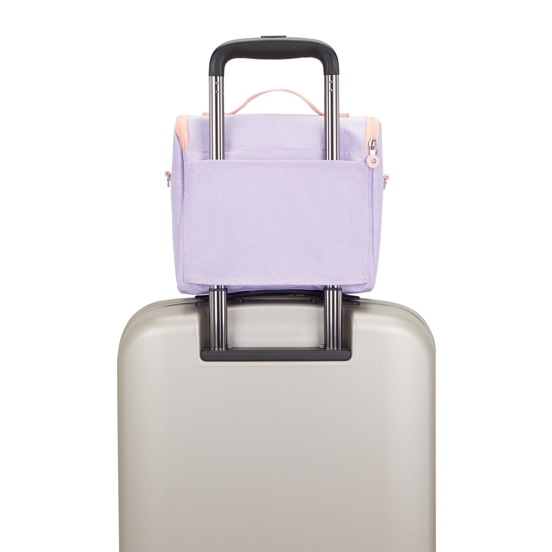Kipling New Kichirou Endless Lila Combo Large Lunch Bag with Trolley Sleeve C215289-1PU