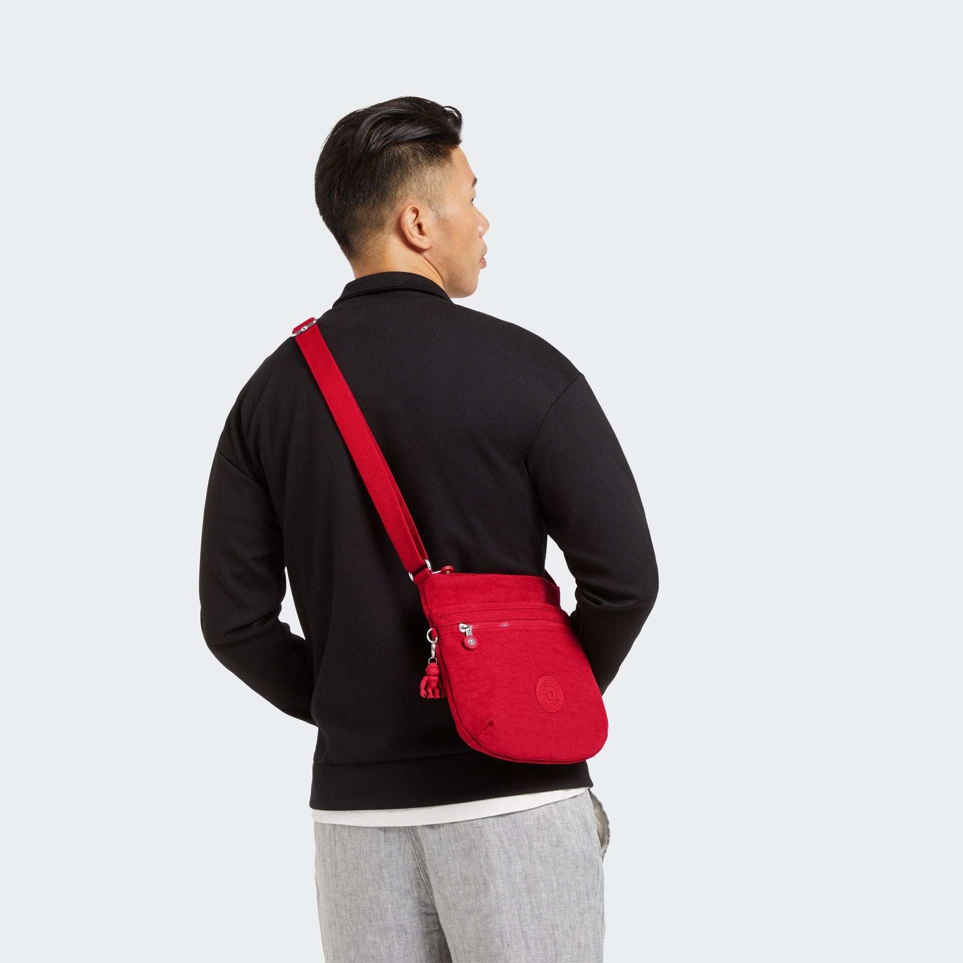 Kipling Arto Red Rouge Medium Crossbody Bag C219911-Z33