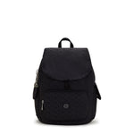 KIPLING-City Pack S-Small backpack-Signature Blk Q-I2525-M34