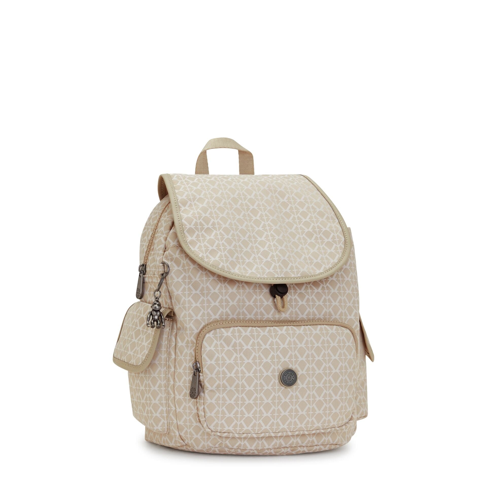 KIPLING Backpacks Female Signature Beige CITY PACK S