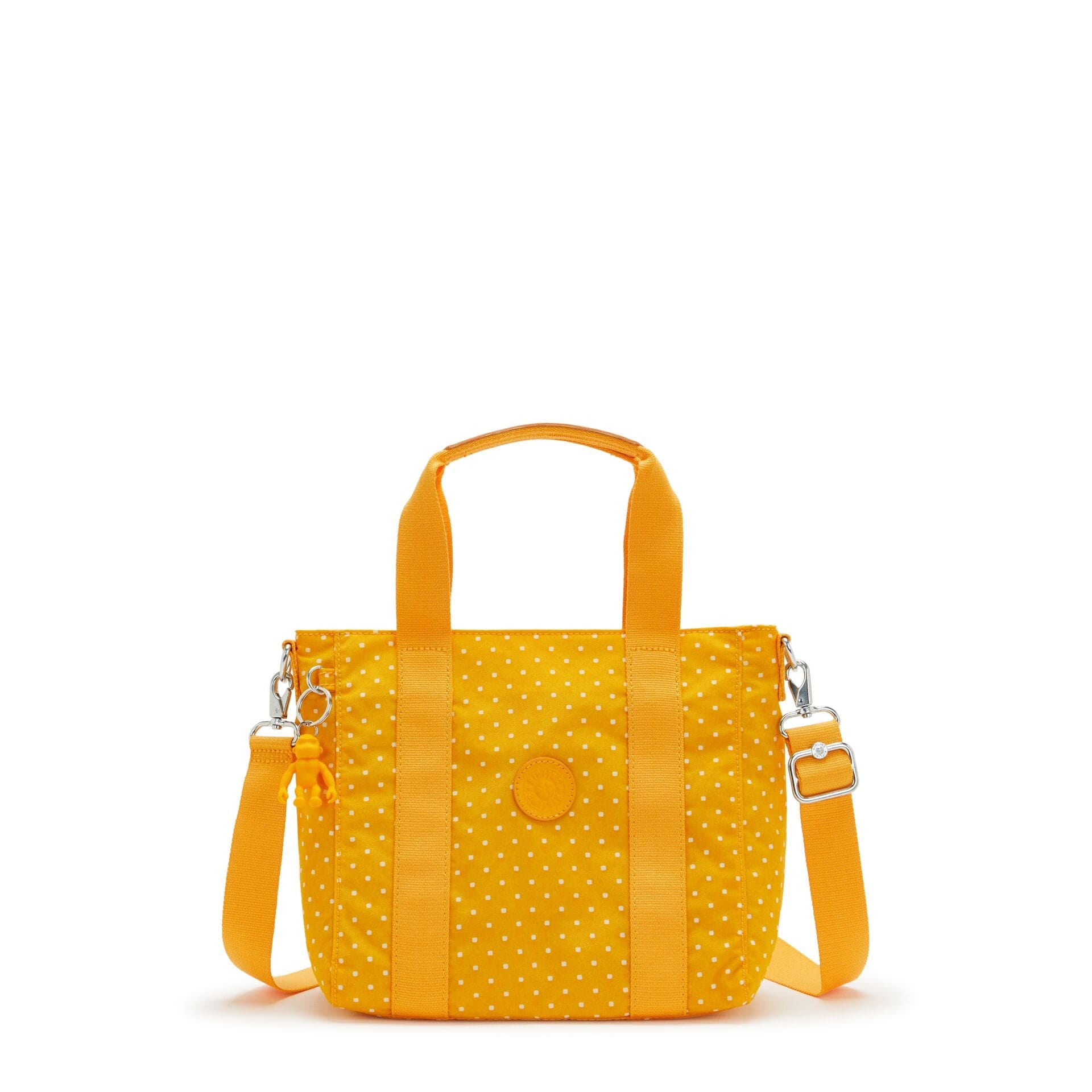 KIPLING-ASSENI MINI-Small tote (with removable shoulderstrap)-Soft Dot Yellow-I3420-M67