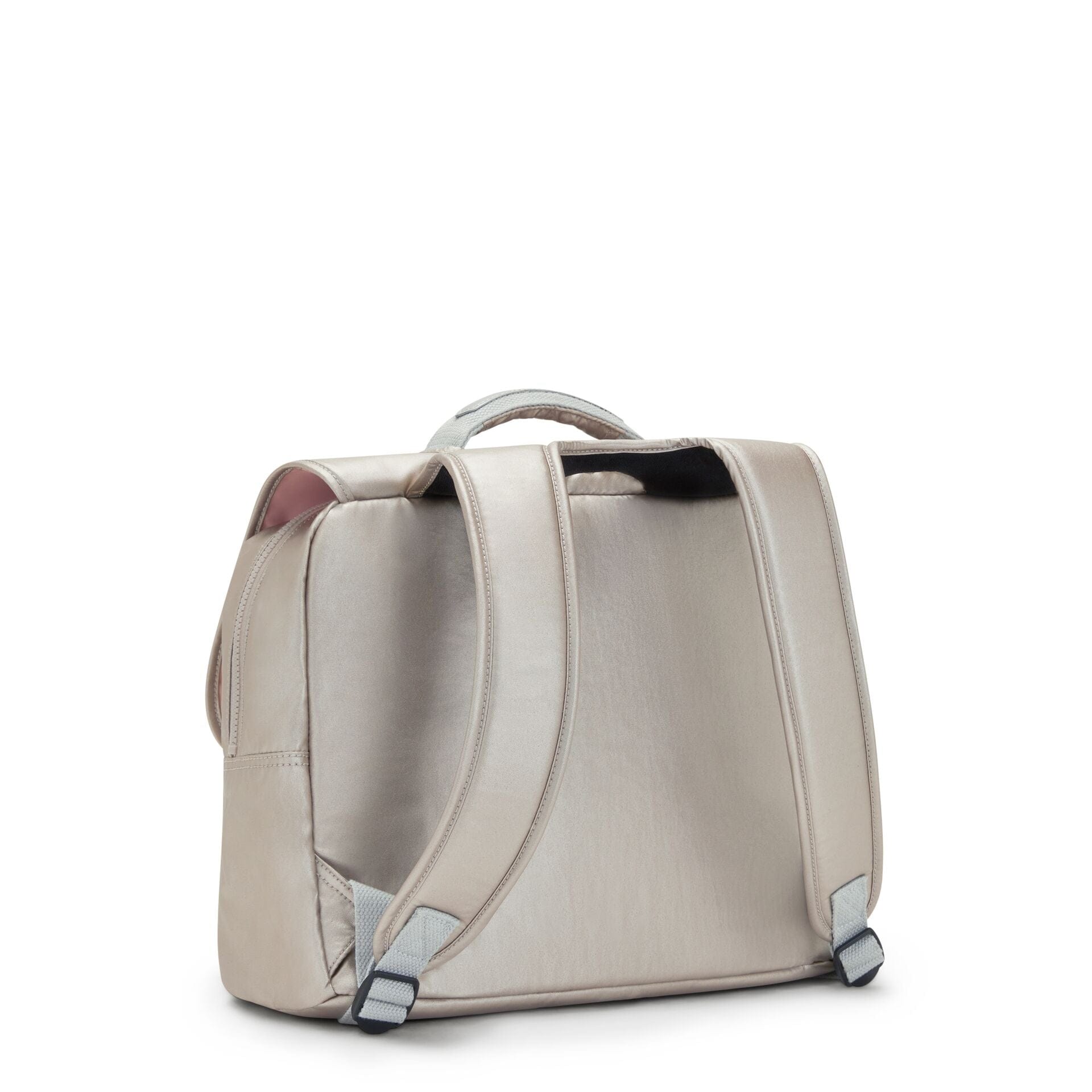 KIPLING-Iniko-Medium backpack (with laptop protection)-Soft Met Glow-I3662-T50