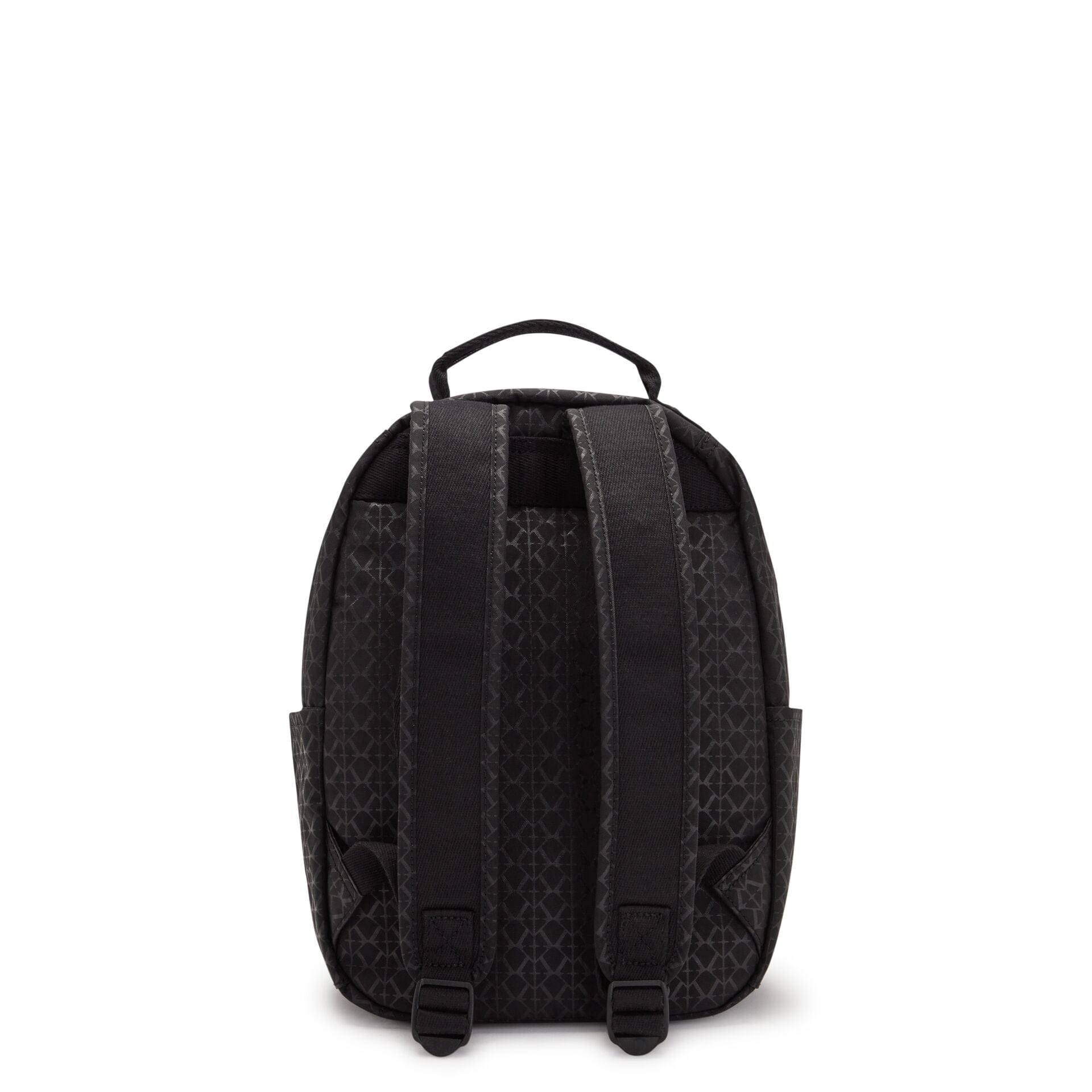 KIPLING-Seoul S-Small Backpack (With Laptop Protection)-Signature Emb-I3789-K59