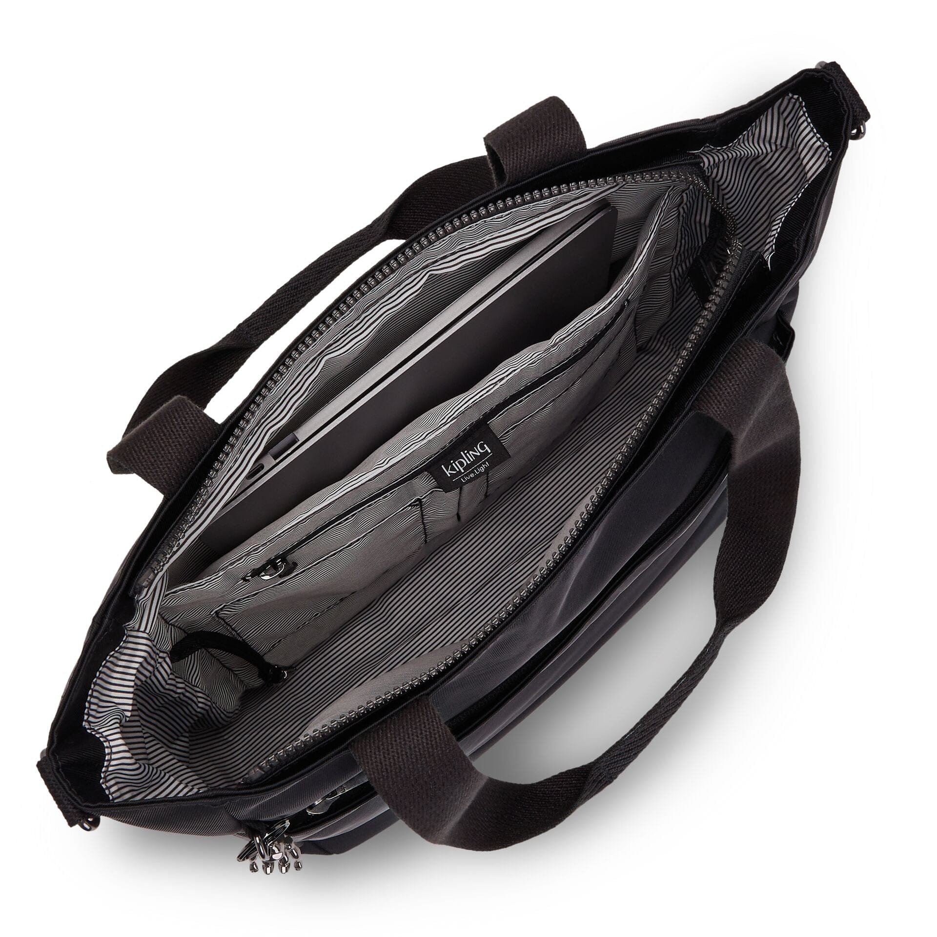 Kipling Sunhee Rich Black Large Tote Bag C2I4318-53F