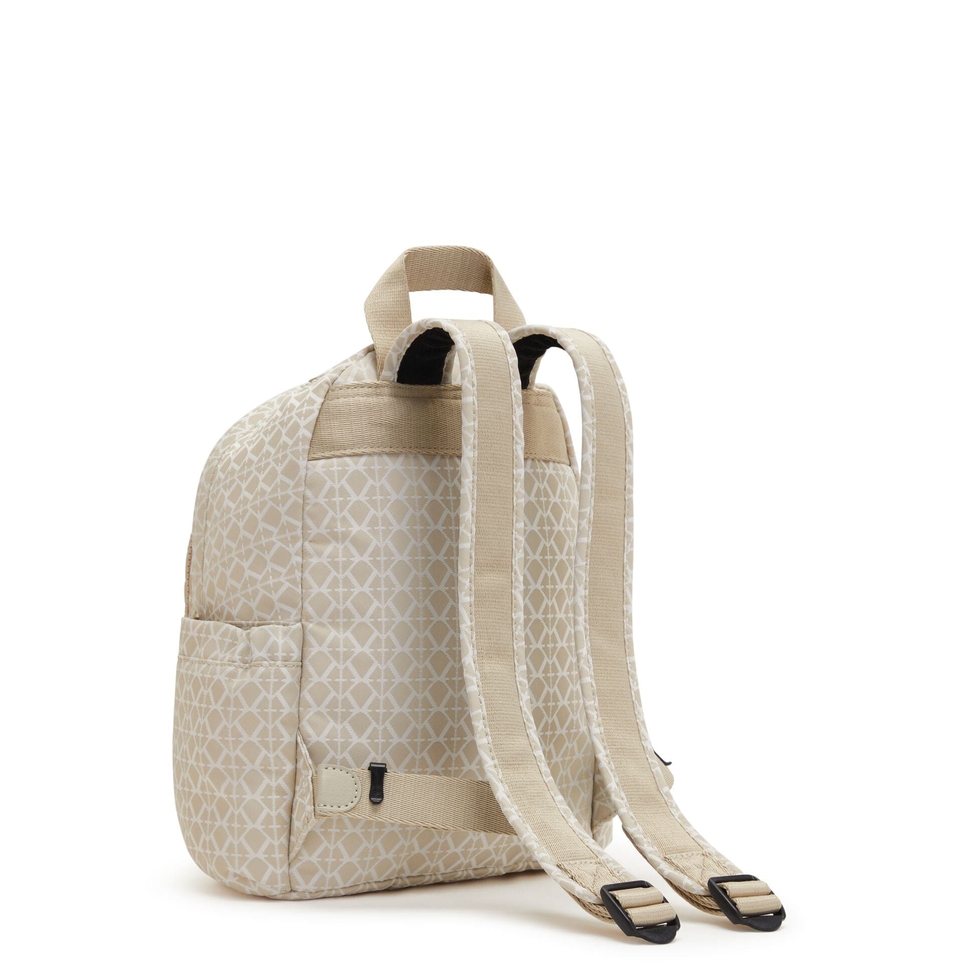 Kipling Delia Mini Signature Beige Small Backpack C2I4563-R63