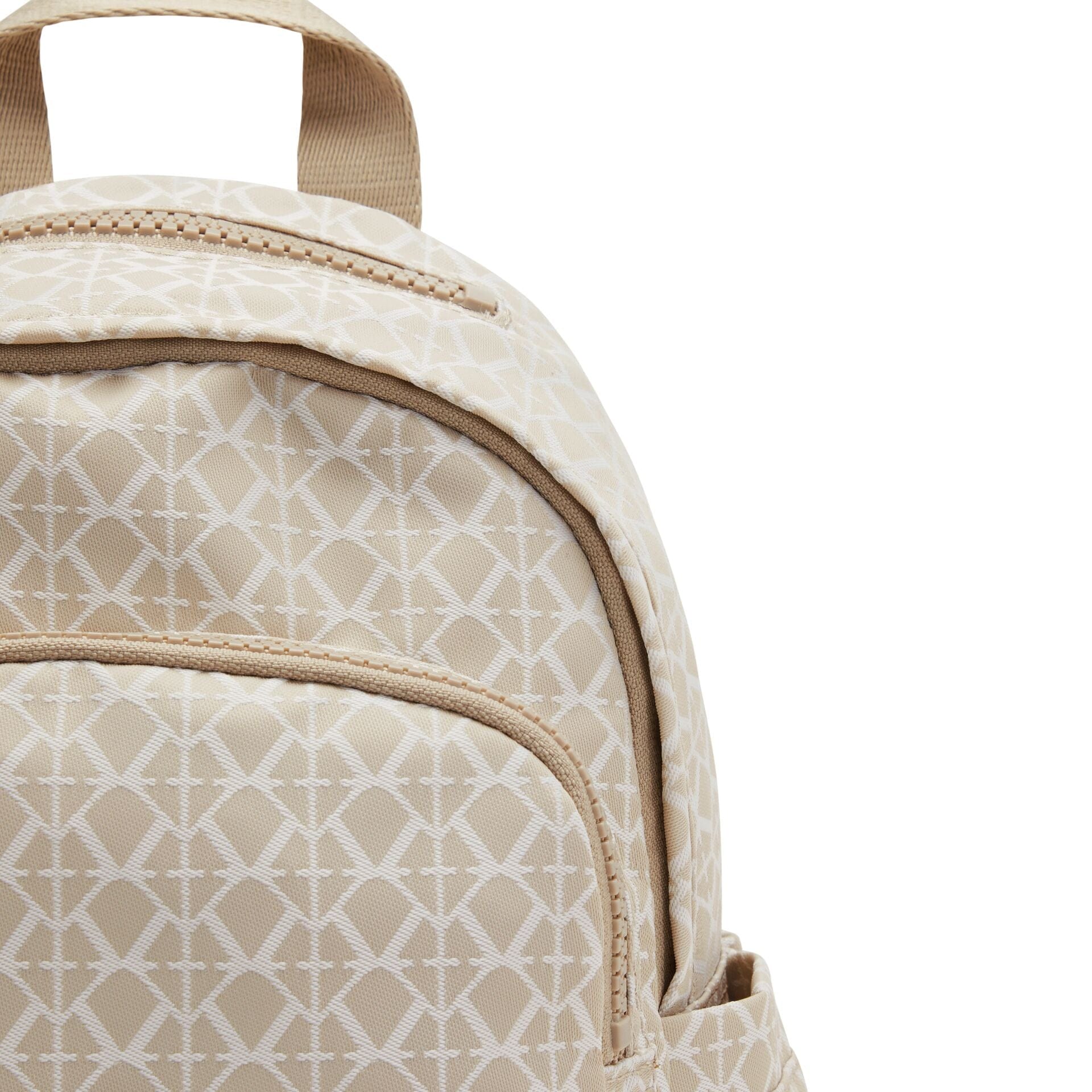 Kipling Delia Mini Signature Beige Small Backpack C2I4563-R63