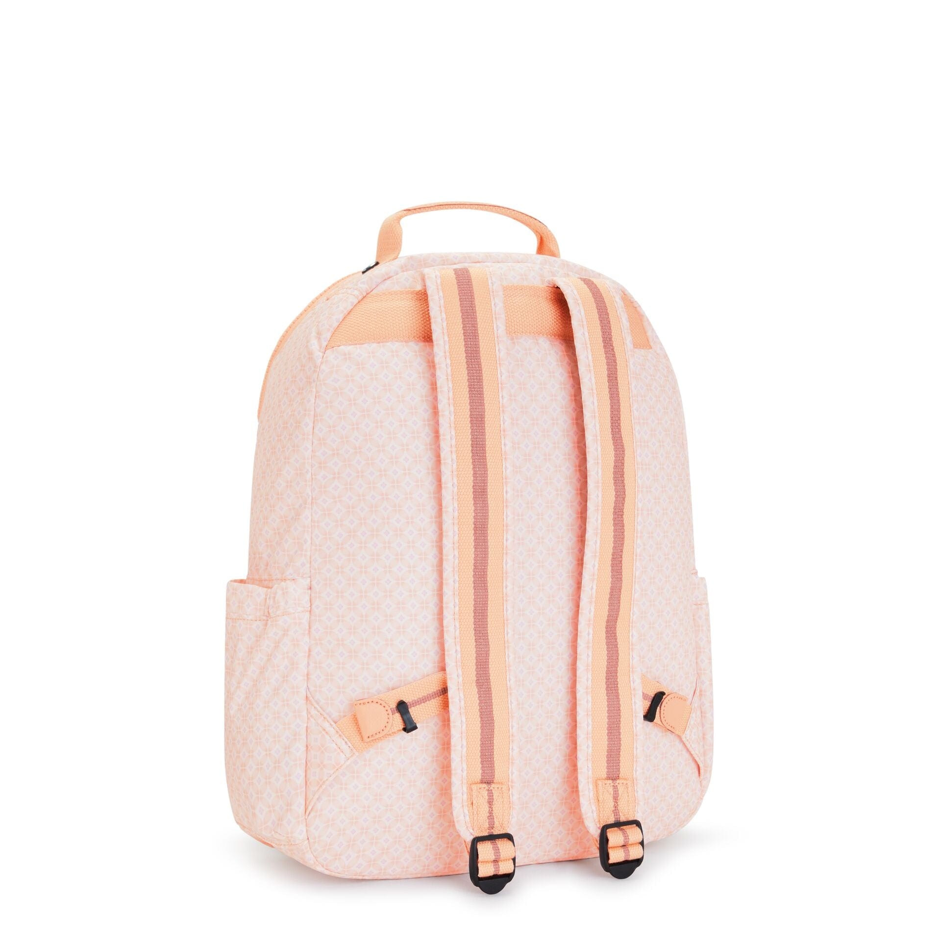 Kipling-Seoul-Large Backpack With Padded Laptop Compartment-Girly Tile Prt-I4851-5Eh