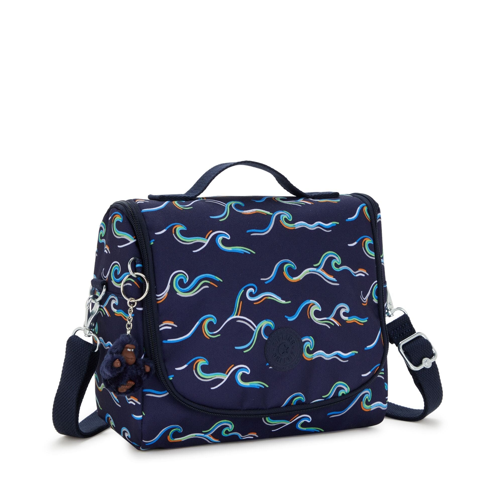 Kipling-New Kichirou-Lunchbox-Fun Ocean Print-I5749-W92