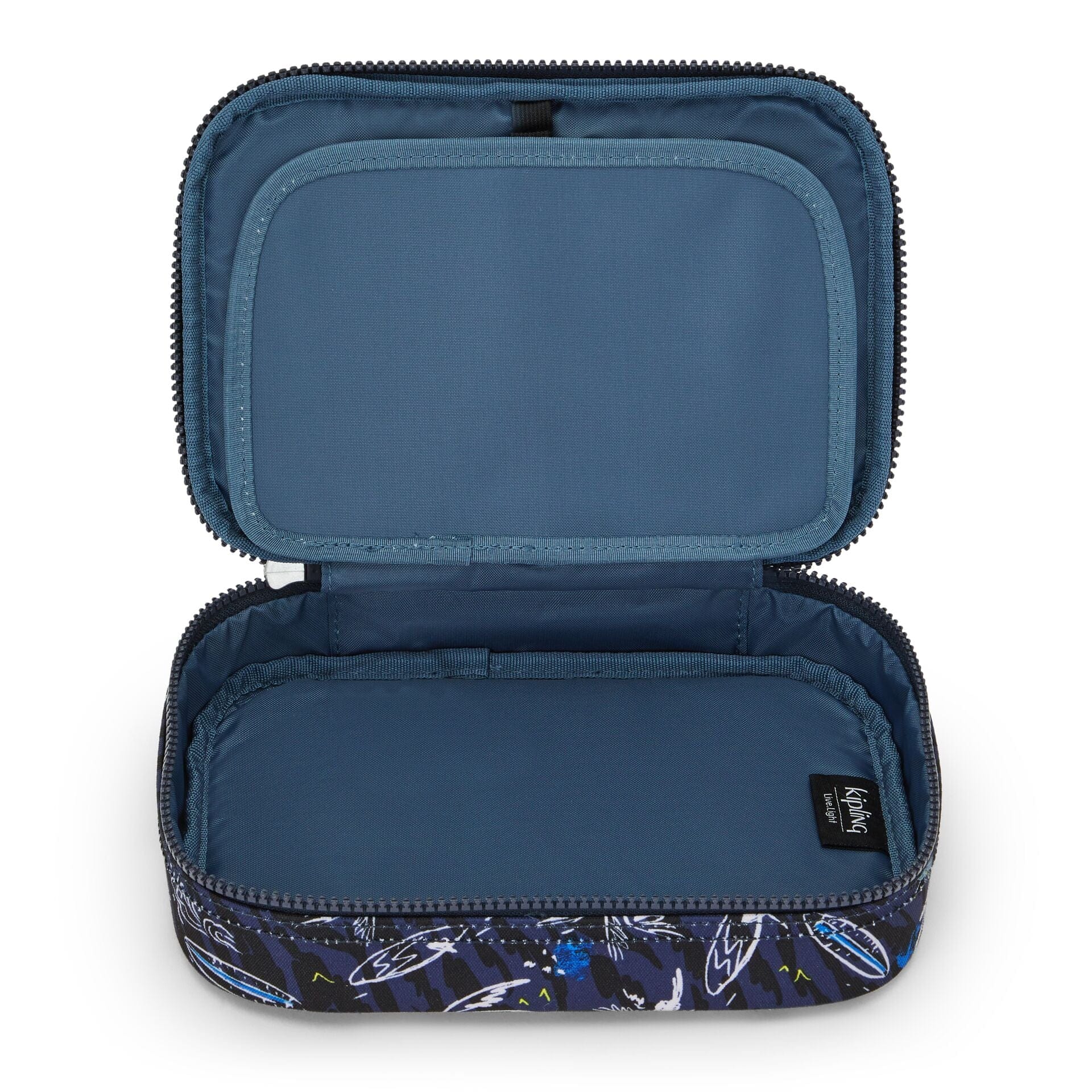 Kipling 100 Pens Surf Sea Print Large Pencase C2I6002-Y70