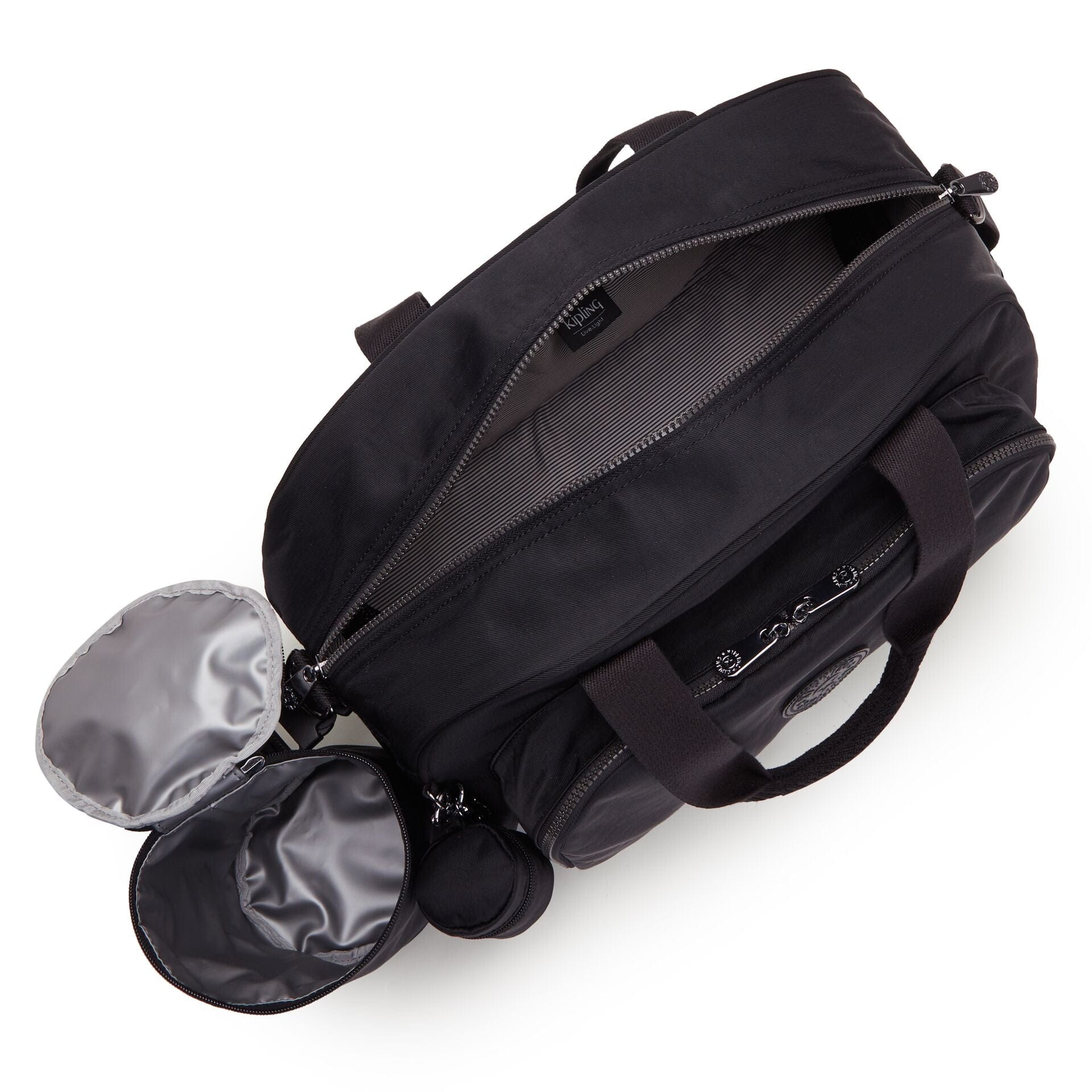 Kipling Camama Rich Black Large Baby Bag with Changing Mat C2I6052-53F