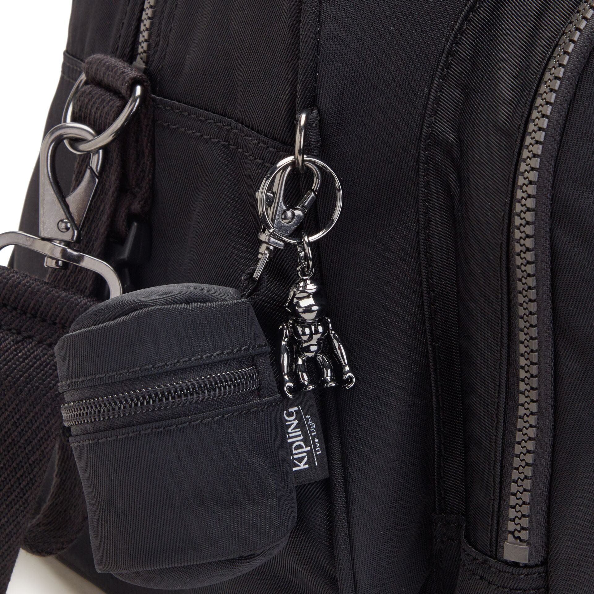 Kipling Camama Rich Black Large Baby Bag with Changing Mat C2I6052-53F