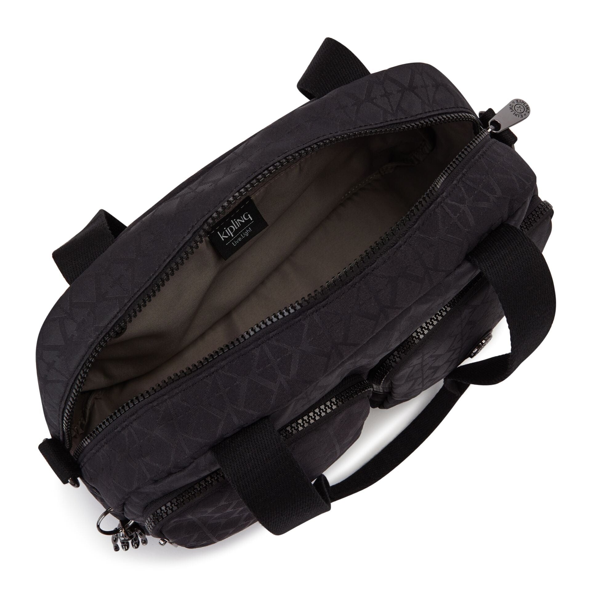 Kipling Cool Defea Signature Blk Q Medium Shoulder Bag C2I6454-M34