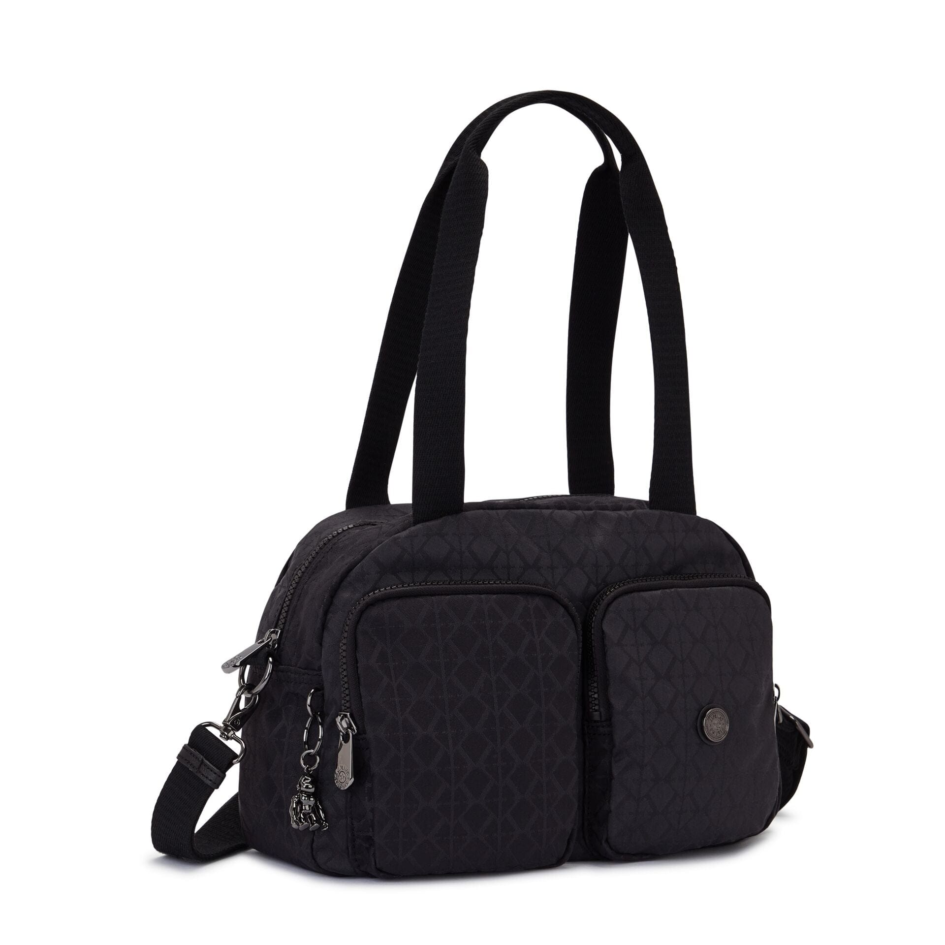 Kipling Cool Defea Signature Blk Q Medium Shoulder Bag C2I6454-M34