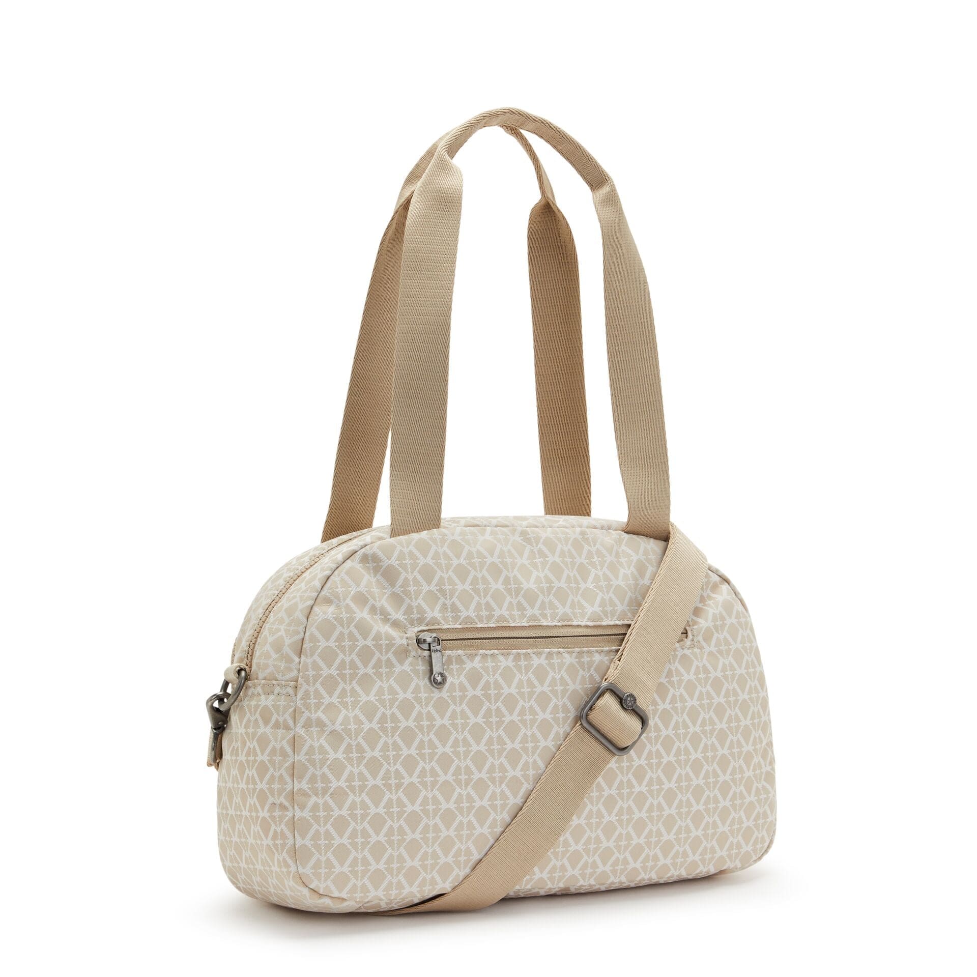 Kipling Cool Defea Signature Beige Medium Shoulder Bag C2I6454-R63