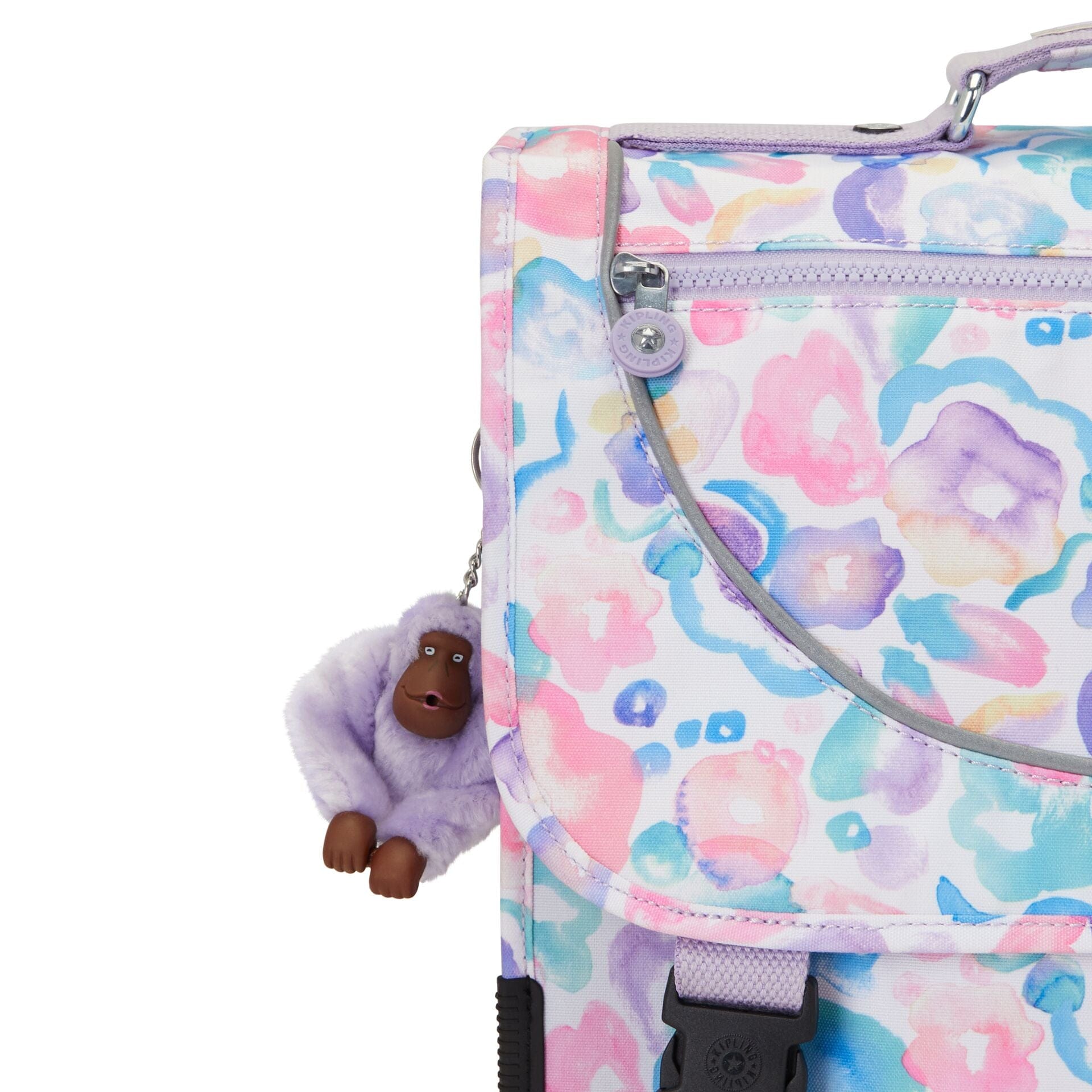 Kipling Preppy Aqua Flowers Backpack C2I6543-2FW