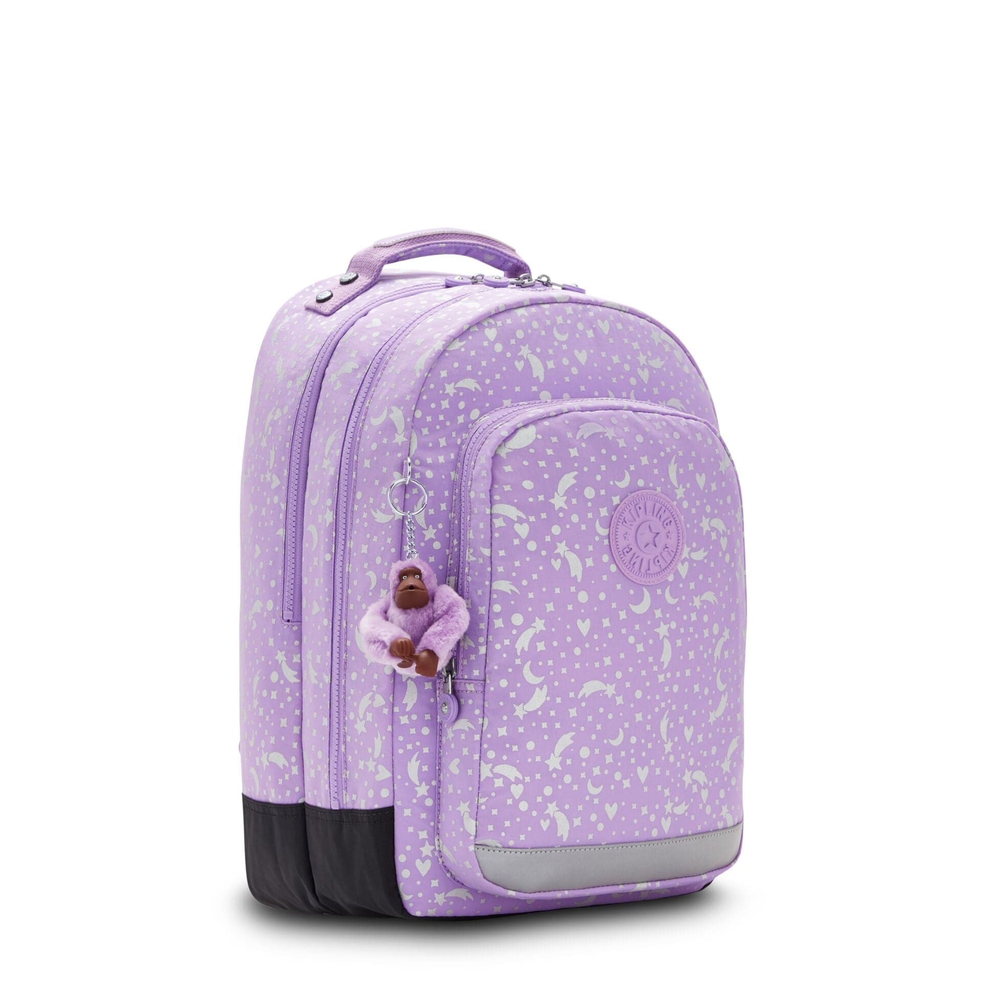 KIPLING-Class Room-Large backpack (with laptop protection)-Galaxy Metallic-I7090-P06