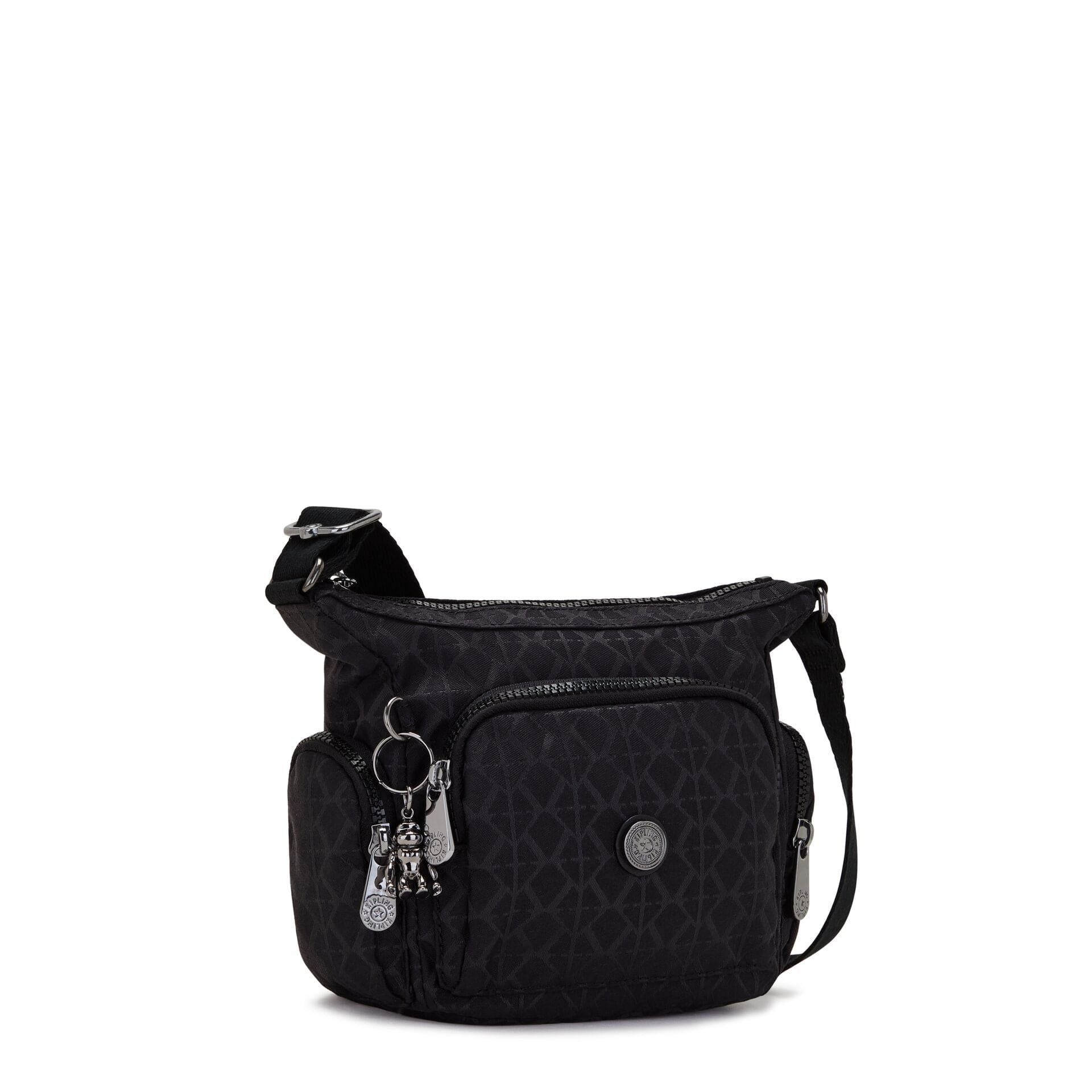 Kipling Gabbie Mini Signature Blk Q Small Crossbody Bag C2I7282-M34