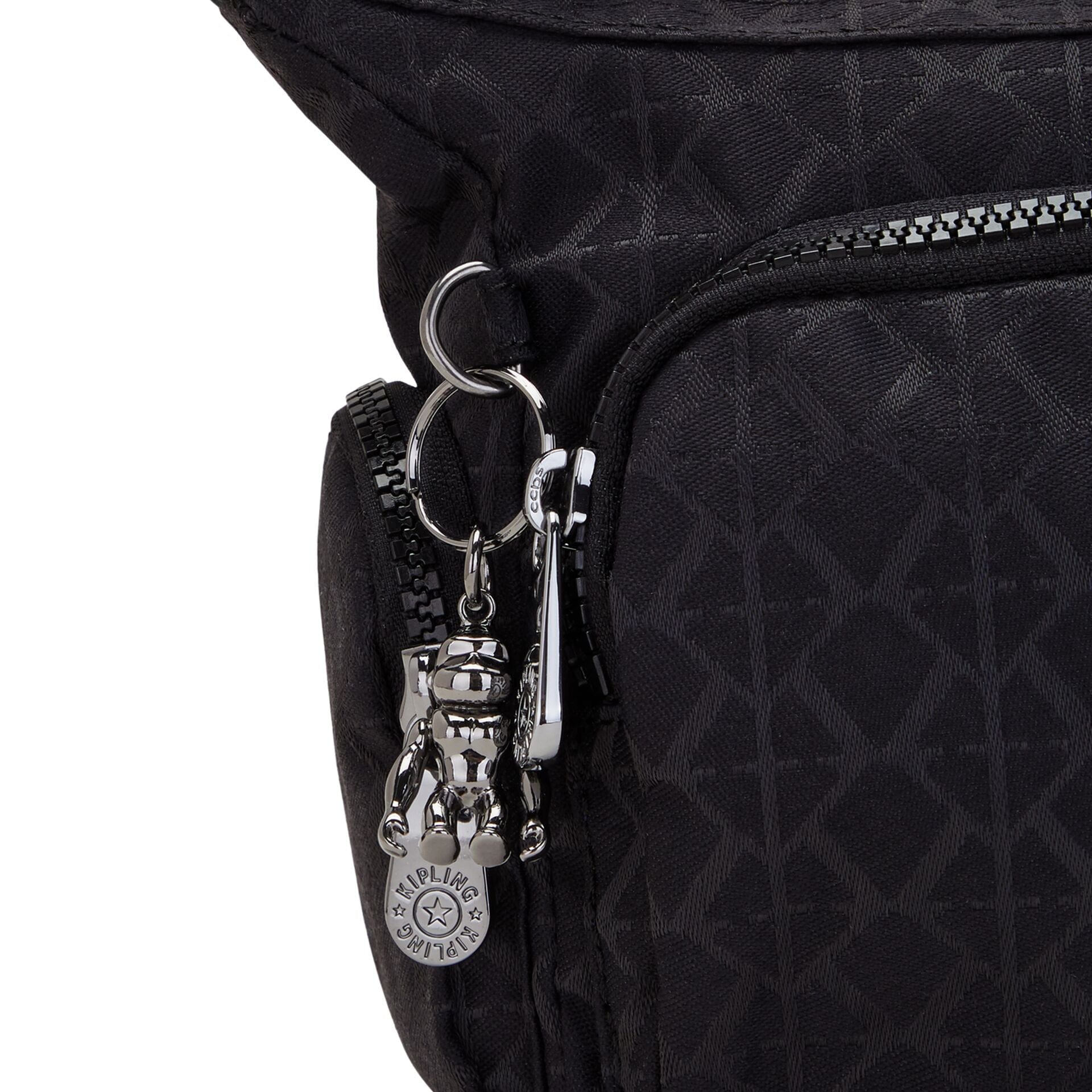Kipling Gabbie Mini Signature Blk Q Small Crossbody Bag C2I7282-M34