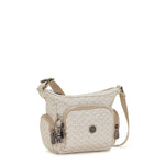 Kipling Gabbie Mini Signature Beige Crossbody Bag C2I7282-R63
