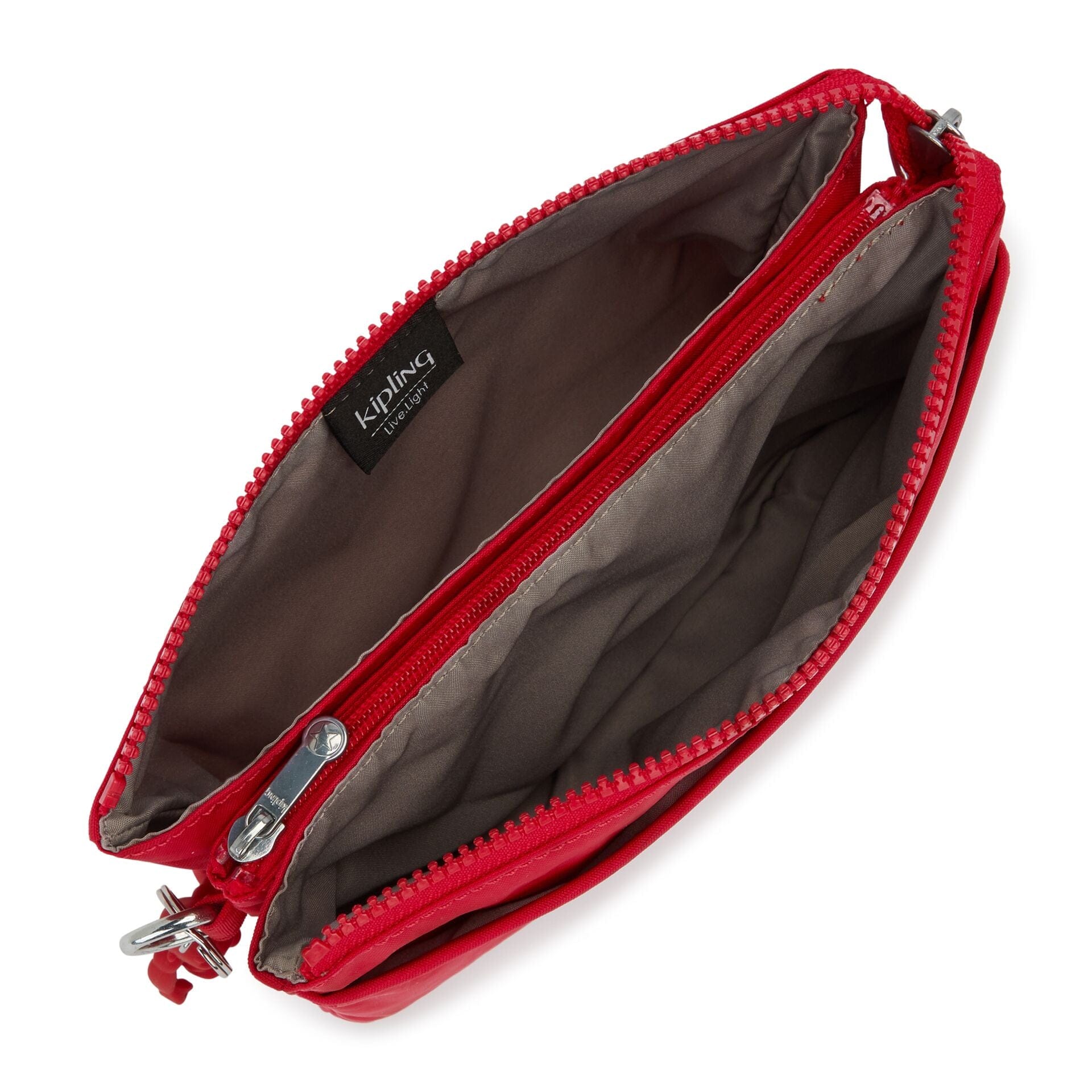 Kipling Riri Red Rouge Large Pouch with Crossbody Strap C2I7590-Z33