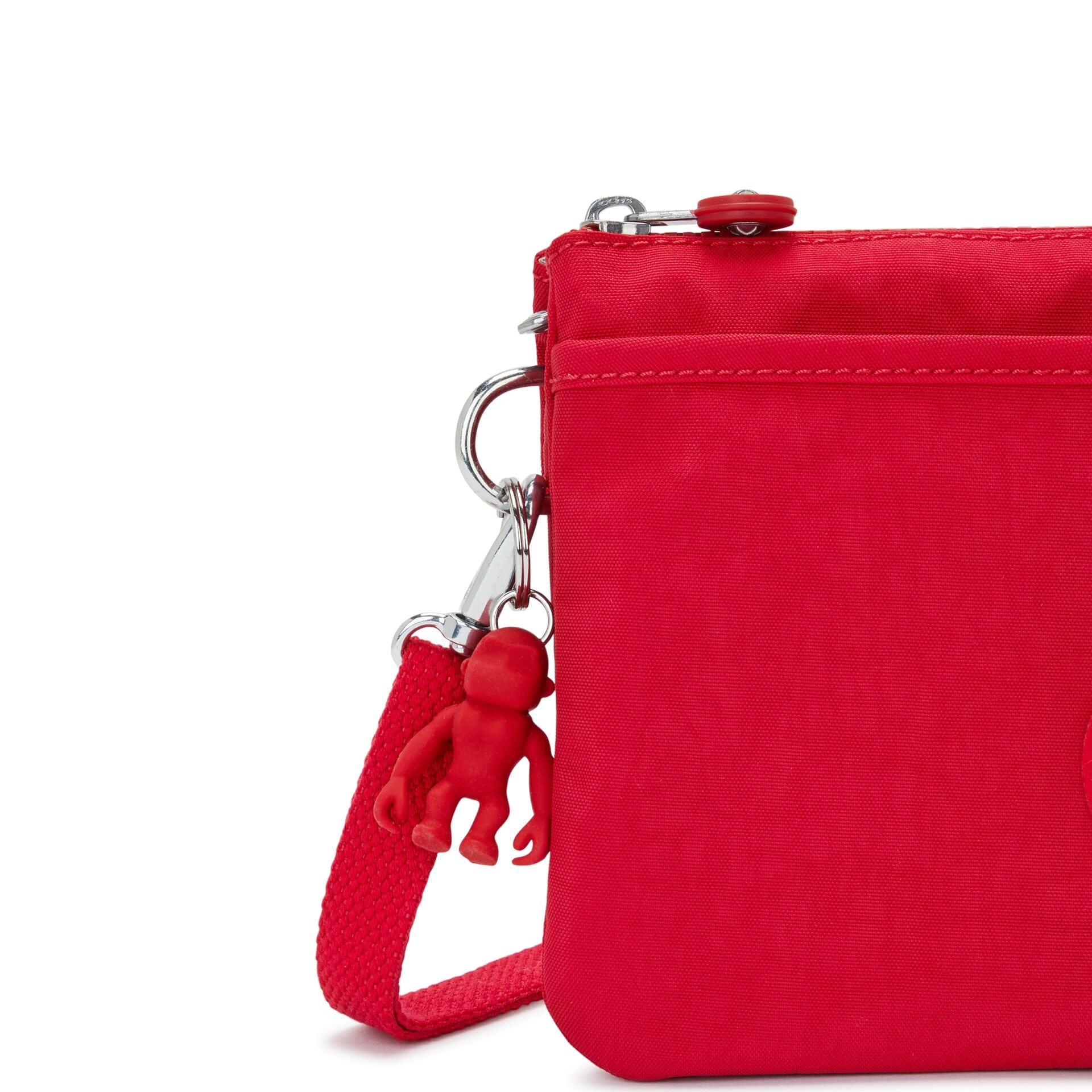 Kipling Riri Red Rouge Large Pouch with Crossbody Strap C2I7590-Z33