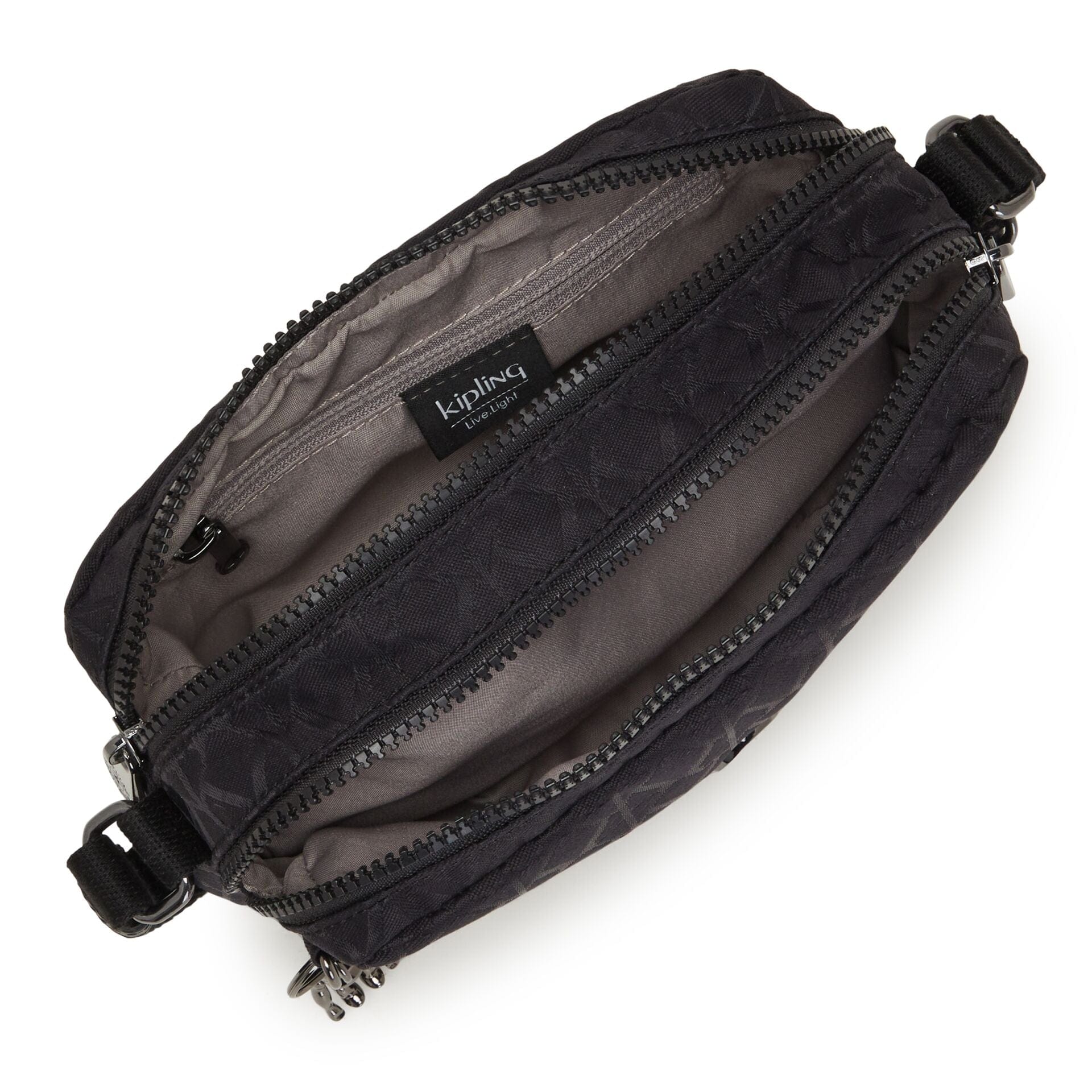 Kipling Milda Signature Blk Q Crossbody Bag C2I7669-M34