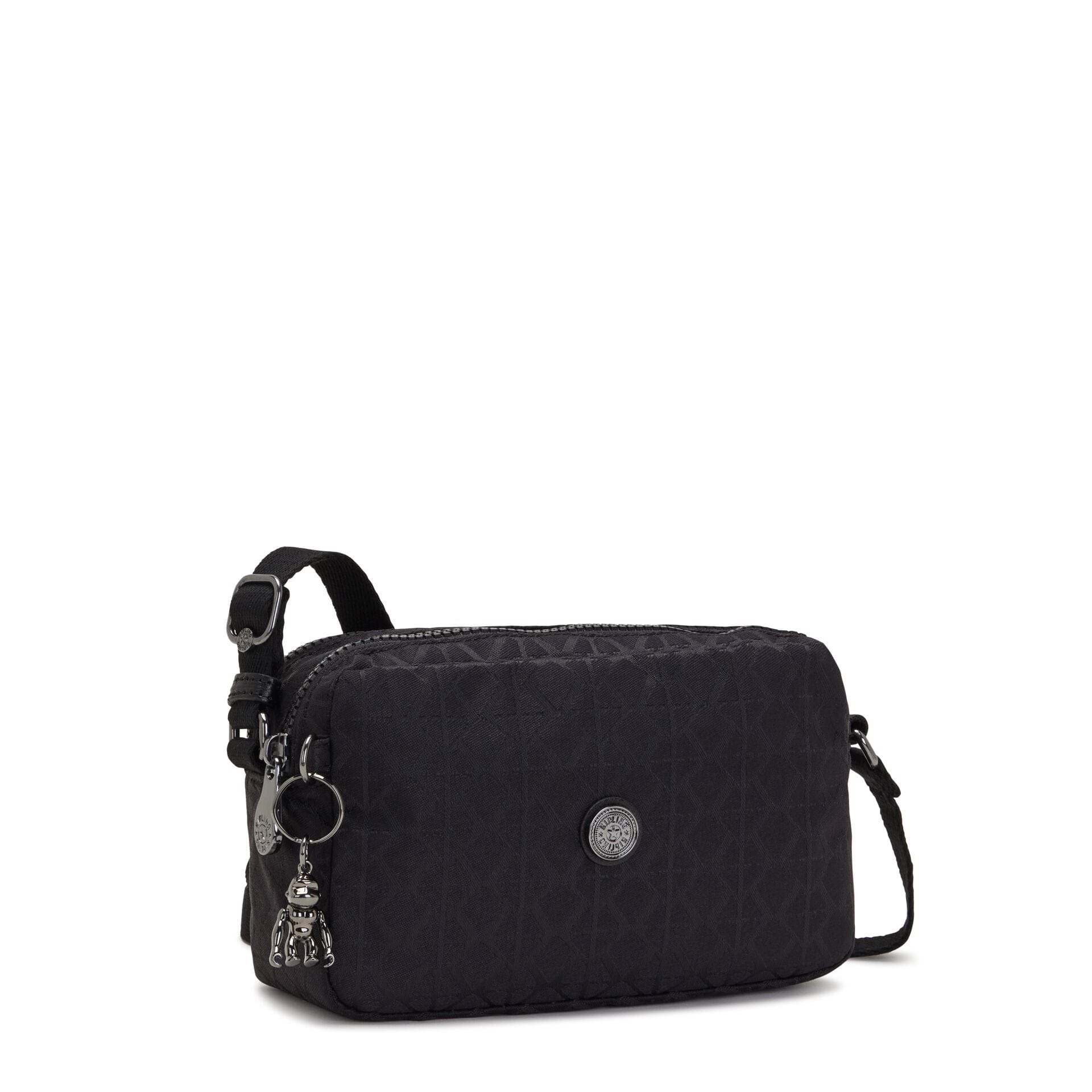 Kipling Milda Signature Blk Q Crossbody Bag C2I7669-M34