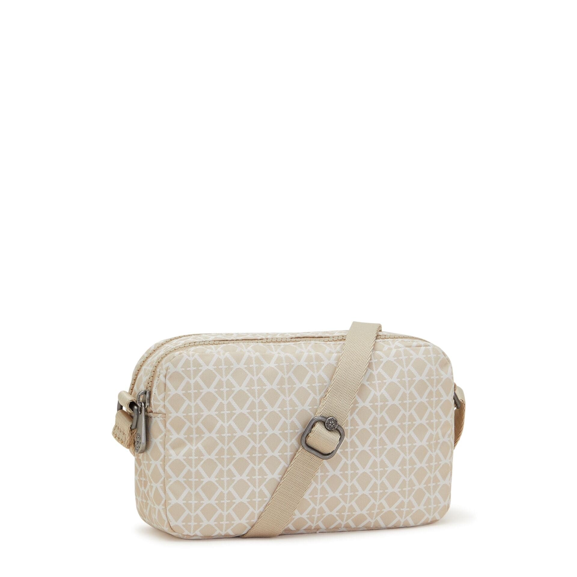 Kipling Milda Signature Beige Small Crossbody Bag C2I7669-R63
