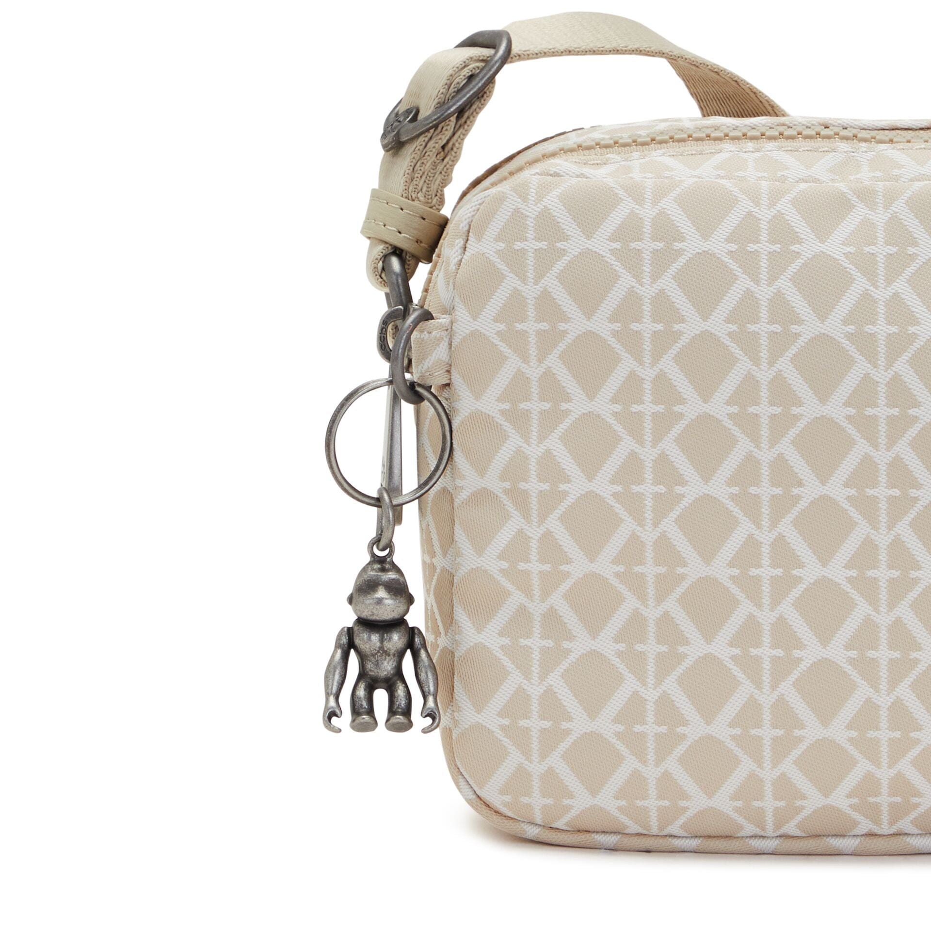 Kipling Milda Signature Beige Small Crossbody Bag C2I7669-R63