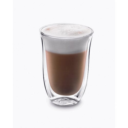 DELONGHI 2 PIECE LATTE MACCHIATO THERMO GLASSES CLEAR DLSC312 - 5513214611/5513284171