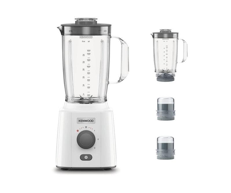 KENWOOD خلاط 2X2 لتر مع مطحنتين، 650 واط - BLP41. H0WH