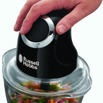 Russell Hobbs Mini Chopper with Glass Bowl & Stainless Steel Blade