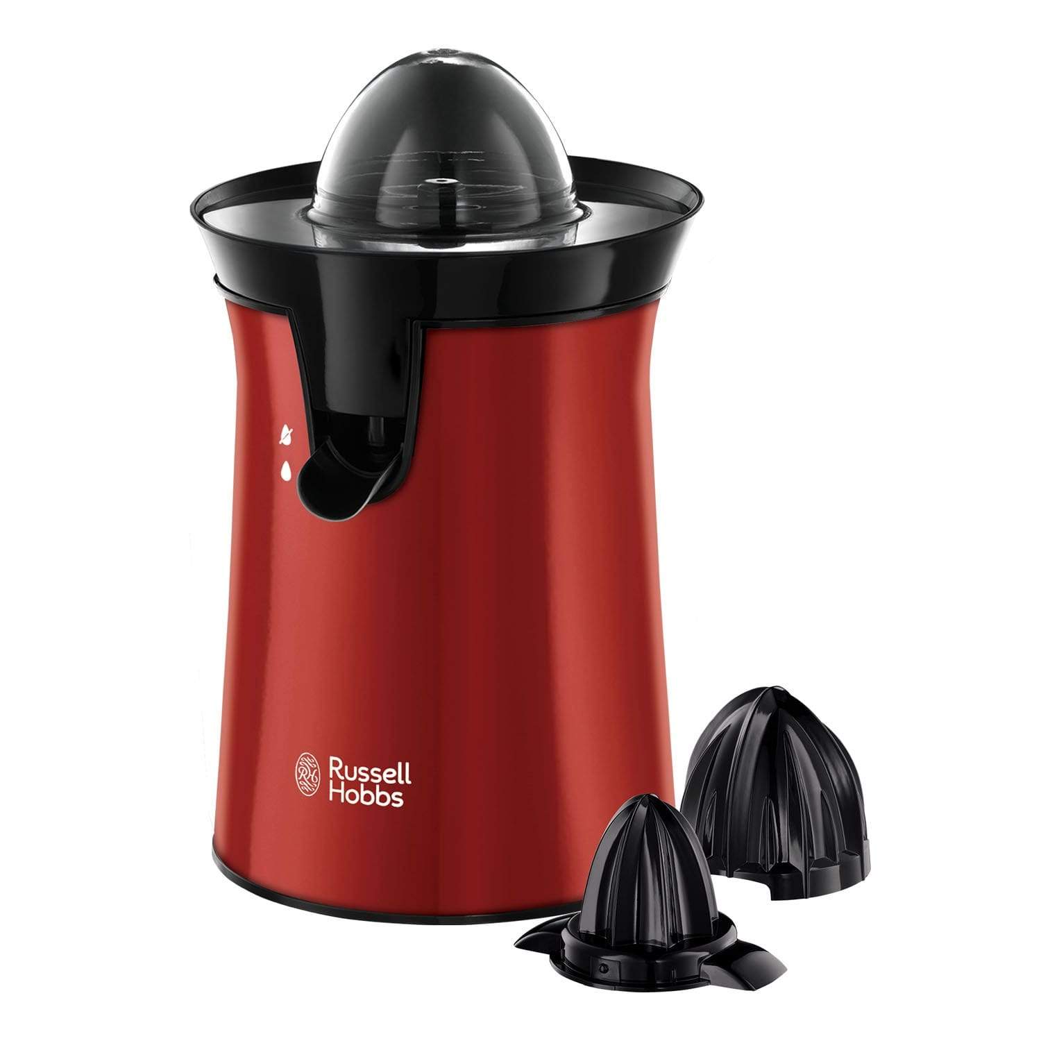 RUSSELL HOBBS COLOUR PLUS+ FLAME RED CITRUS PRESS - 26010-56