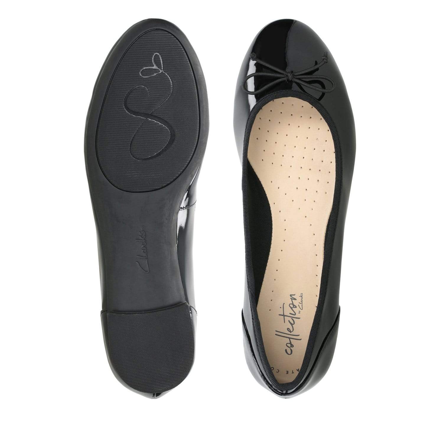 Clarks Couture Bloom - Shoes - Black Pat - 261154754 - D Width (Standard Fit)