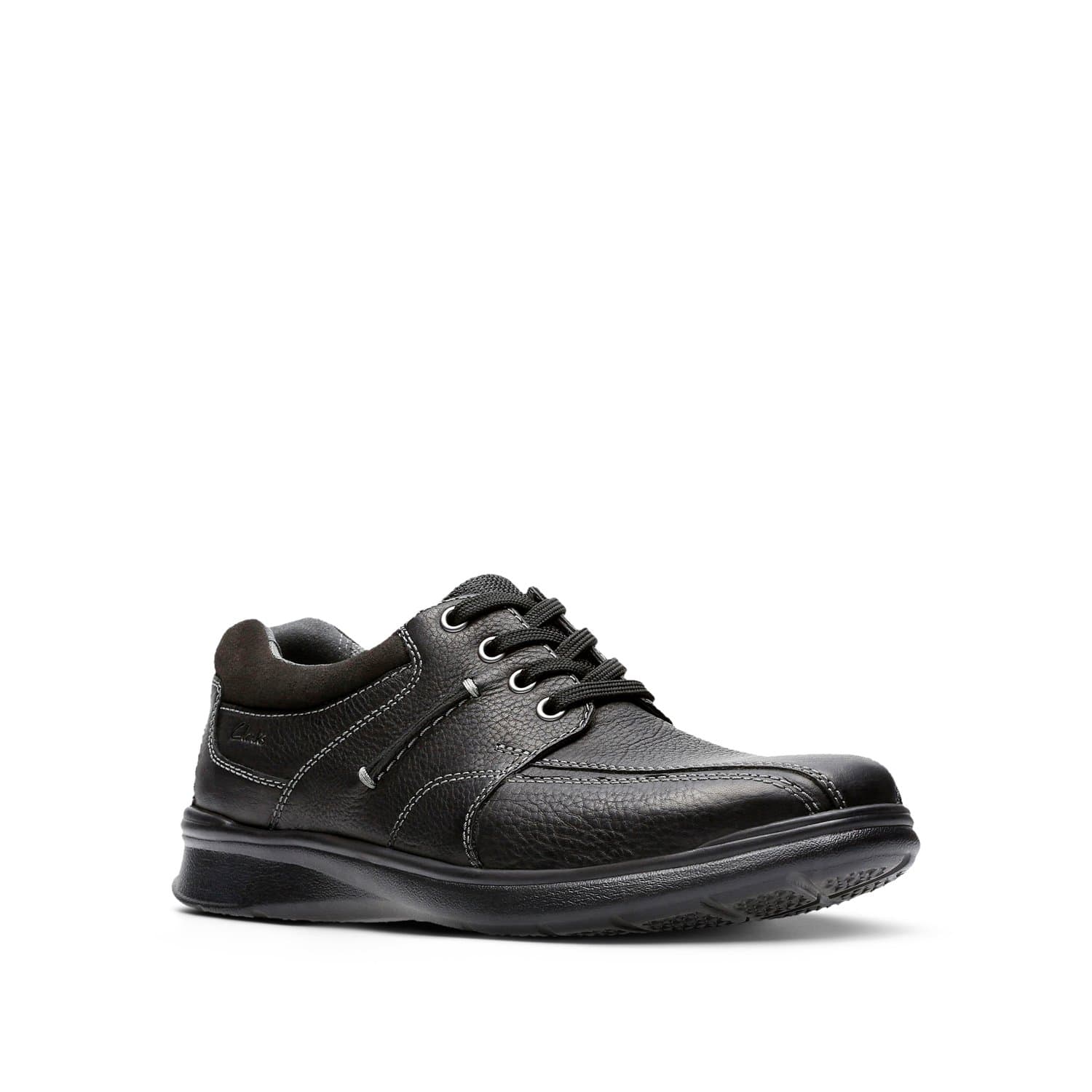 كلاركس - كوتريل - ووك - أحذية رجالية - أسود - زيتي - جلد - 26119725