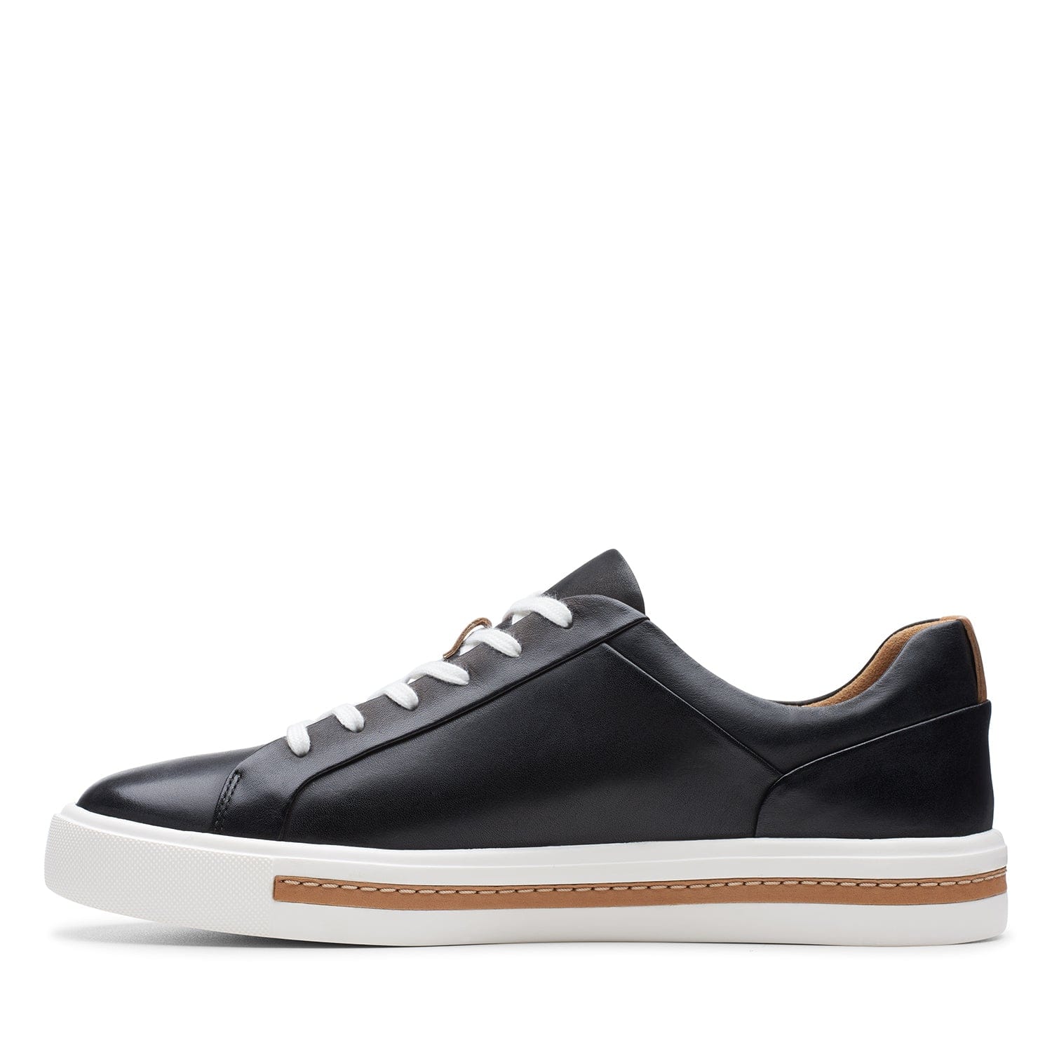 كلاركس أون ماوي دانتيل - حذاء - جلد أسود - 261416425 - عرض E (مقاس واسع)