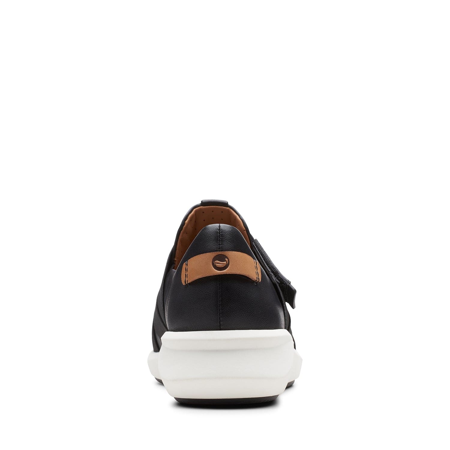 Clarks Un Rio Strap - Shoes - Black Leather - 261456145 - E Width (Wide Fit)