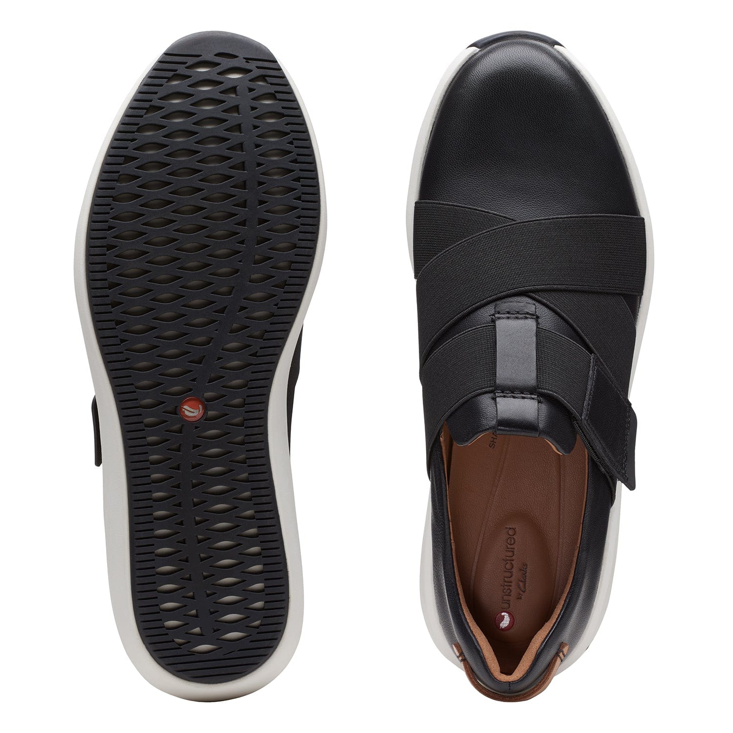 Clarks Un Rio Strap Shoes (Wide Fit)